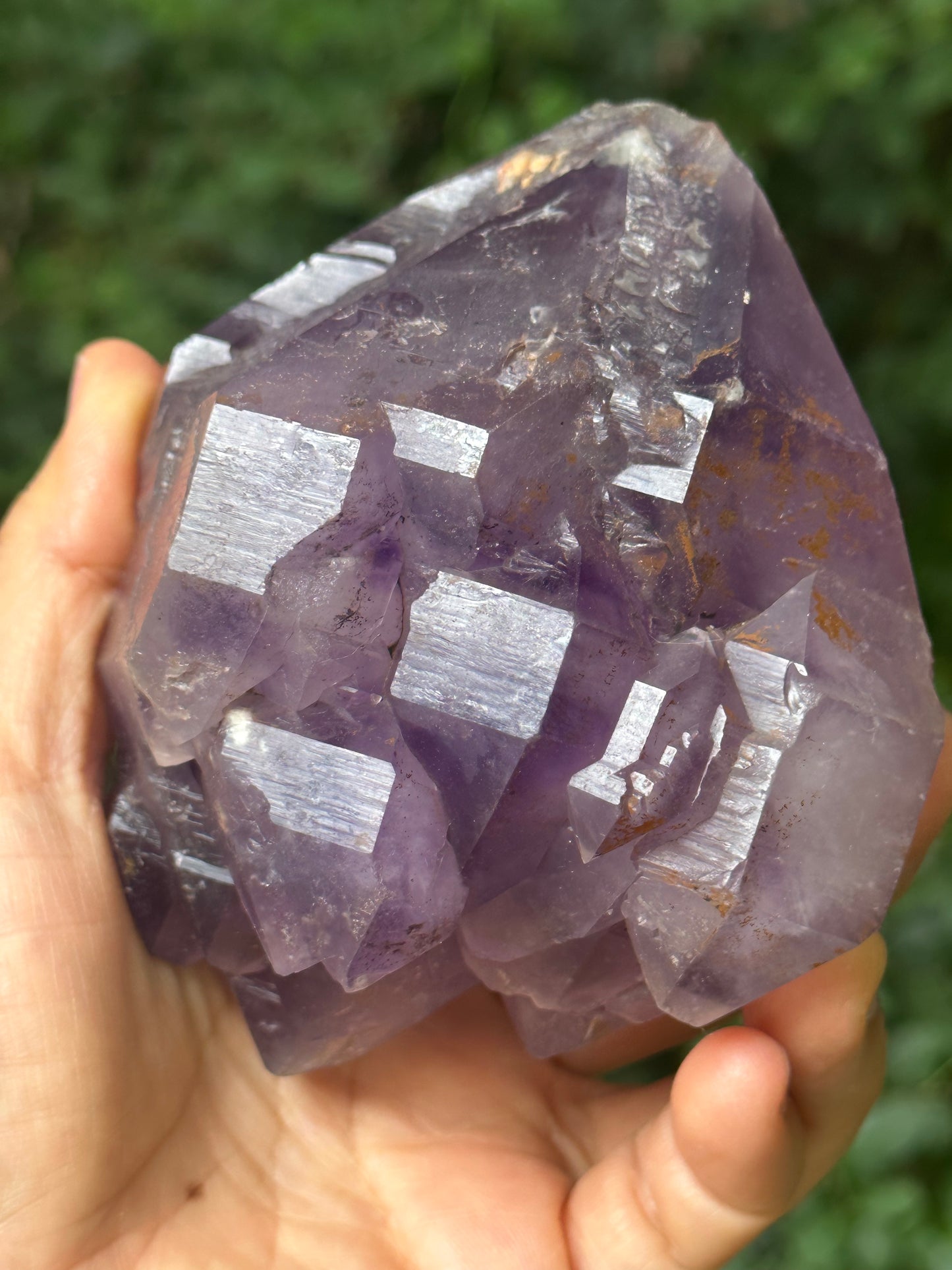 Rare Herkimer Elestial Double Terminated Amethyst Quartz Crystal/Raw Specimen/Energy Healing Crystals/Reiki-664 g
