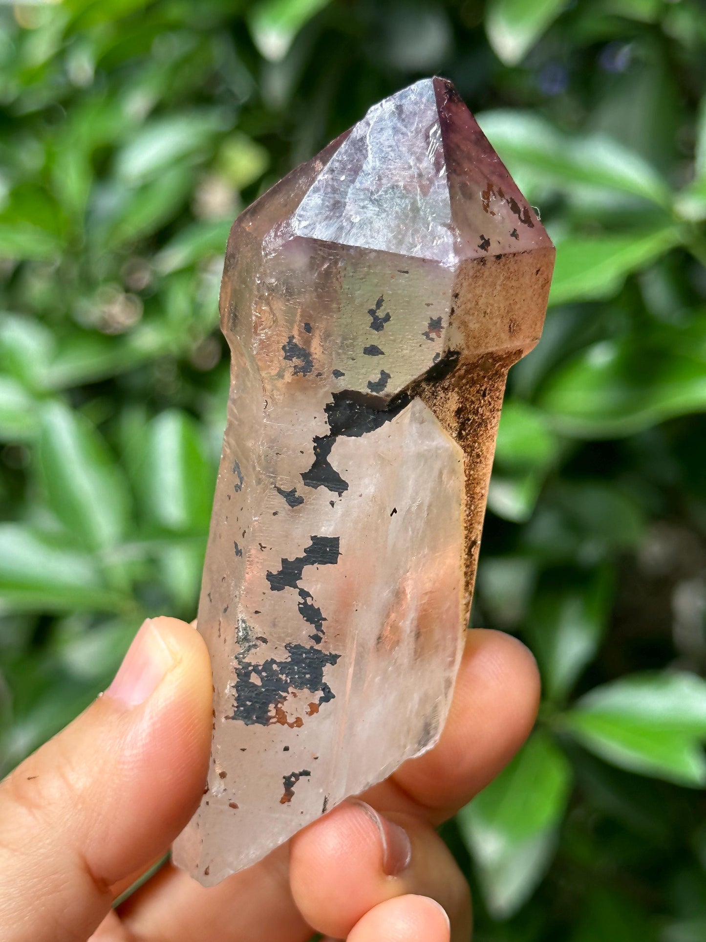 Clear Scepter Amethyst Quartz Crystal/Energy Quartz/Meditation/Healing Crystal/Crystal Wand-113 g