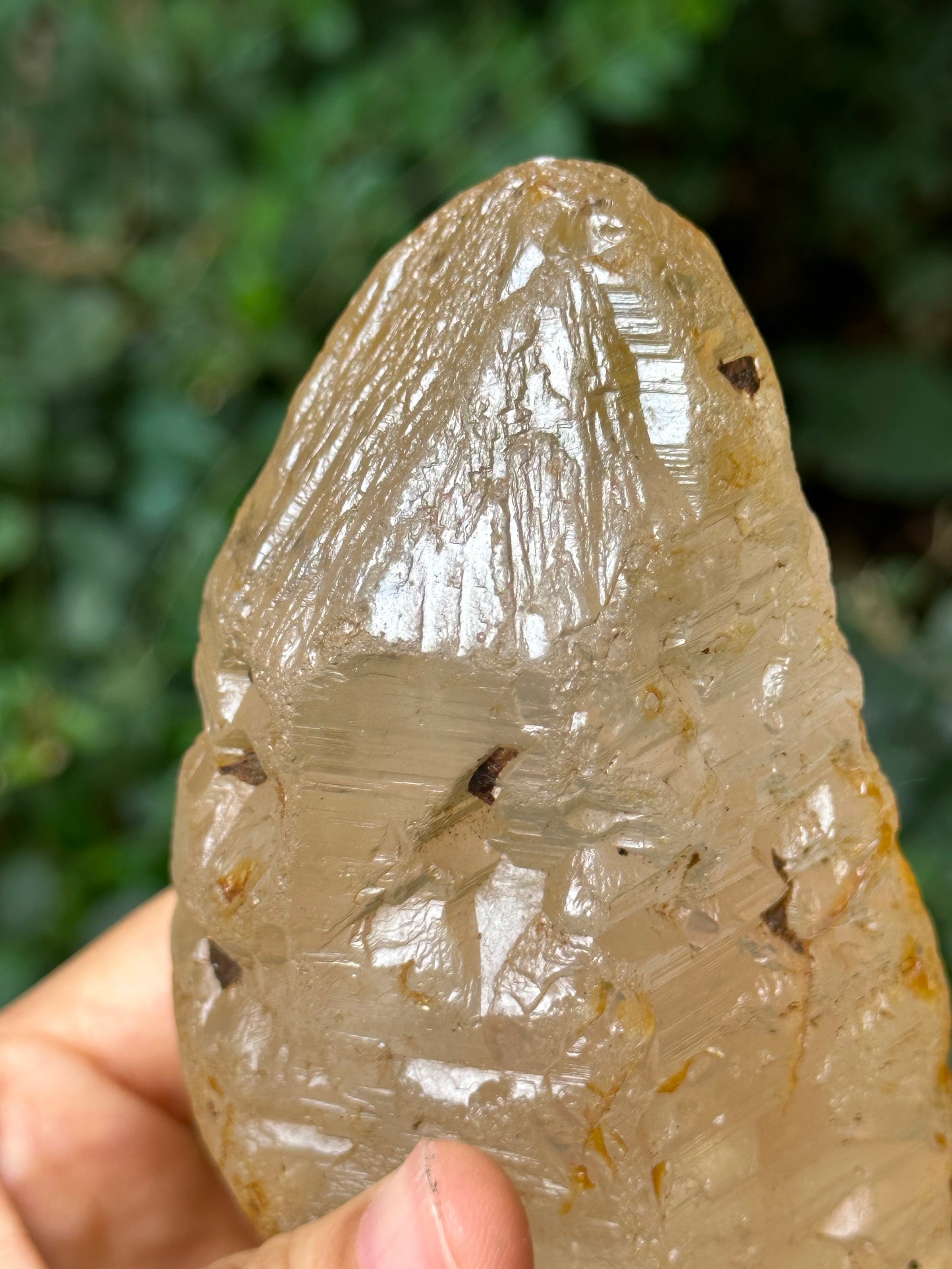 536 g Clear River Tumbled Nirvana Key Quartz Crystals Energy Crystal