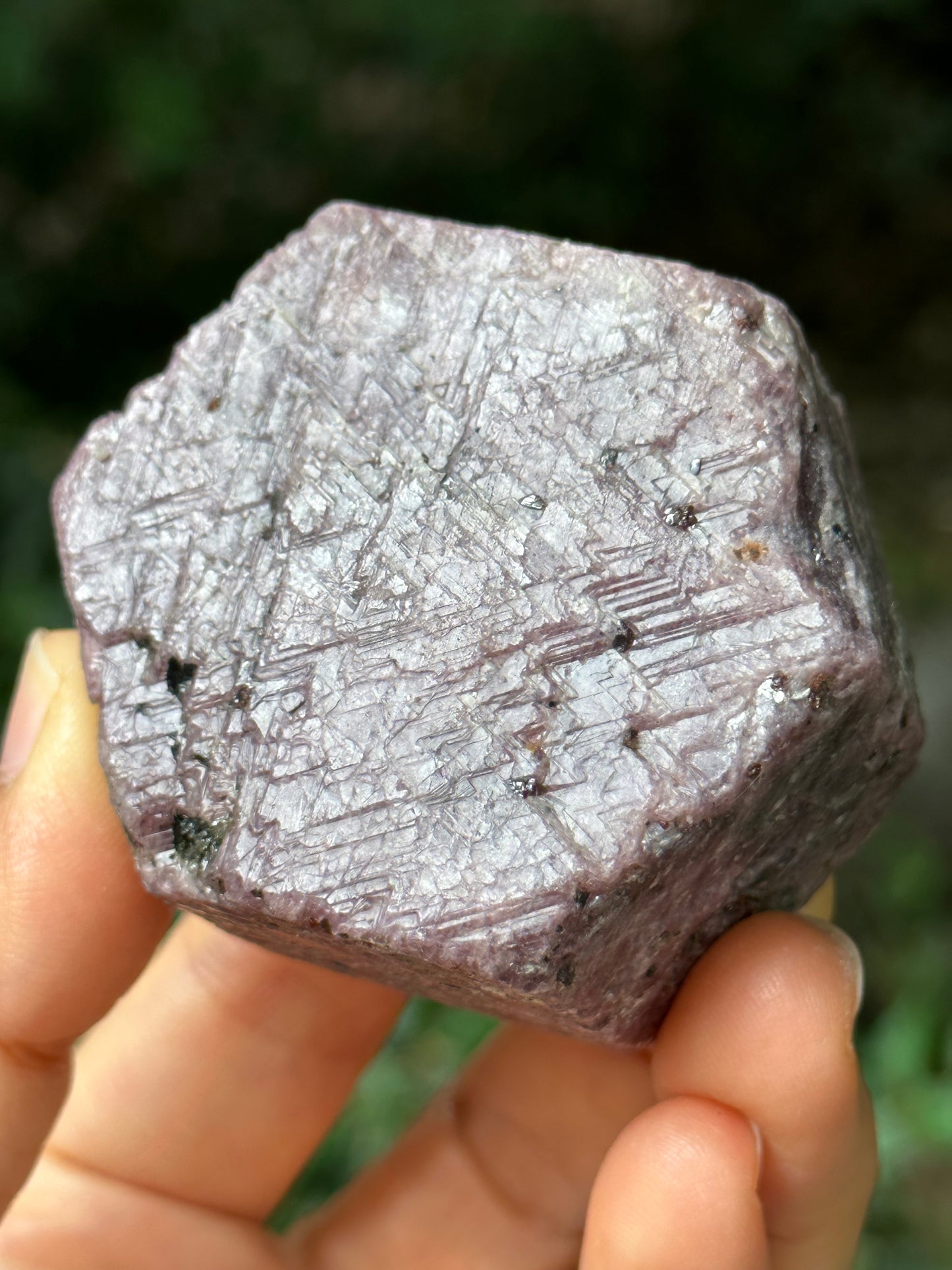 Natural Raw Red Ruby with Record-keeper Marks/Hexagonal Prism Ruby Crystal/Mineral Specimen/Rough Ruby Gemstone/Collection of stones--268 g