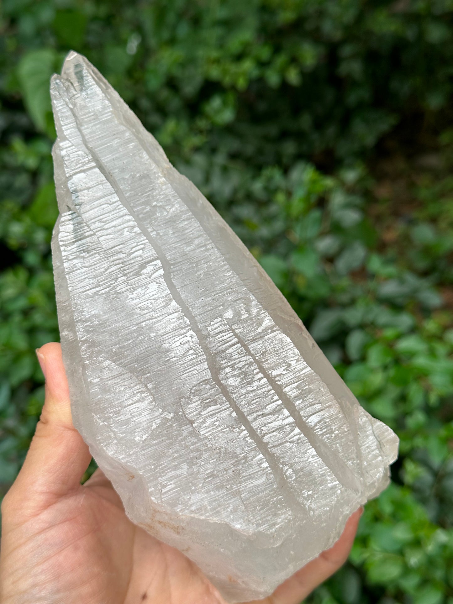 Rare Ice White Himalayan Skeletal Laser Quartz Castle Crystal Cluster/Knife Crystal Point-1125g 194*87*68 mm