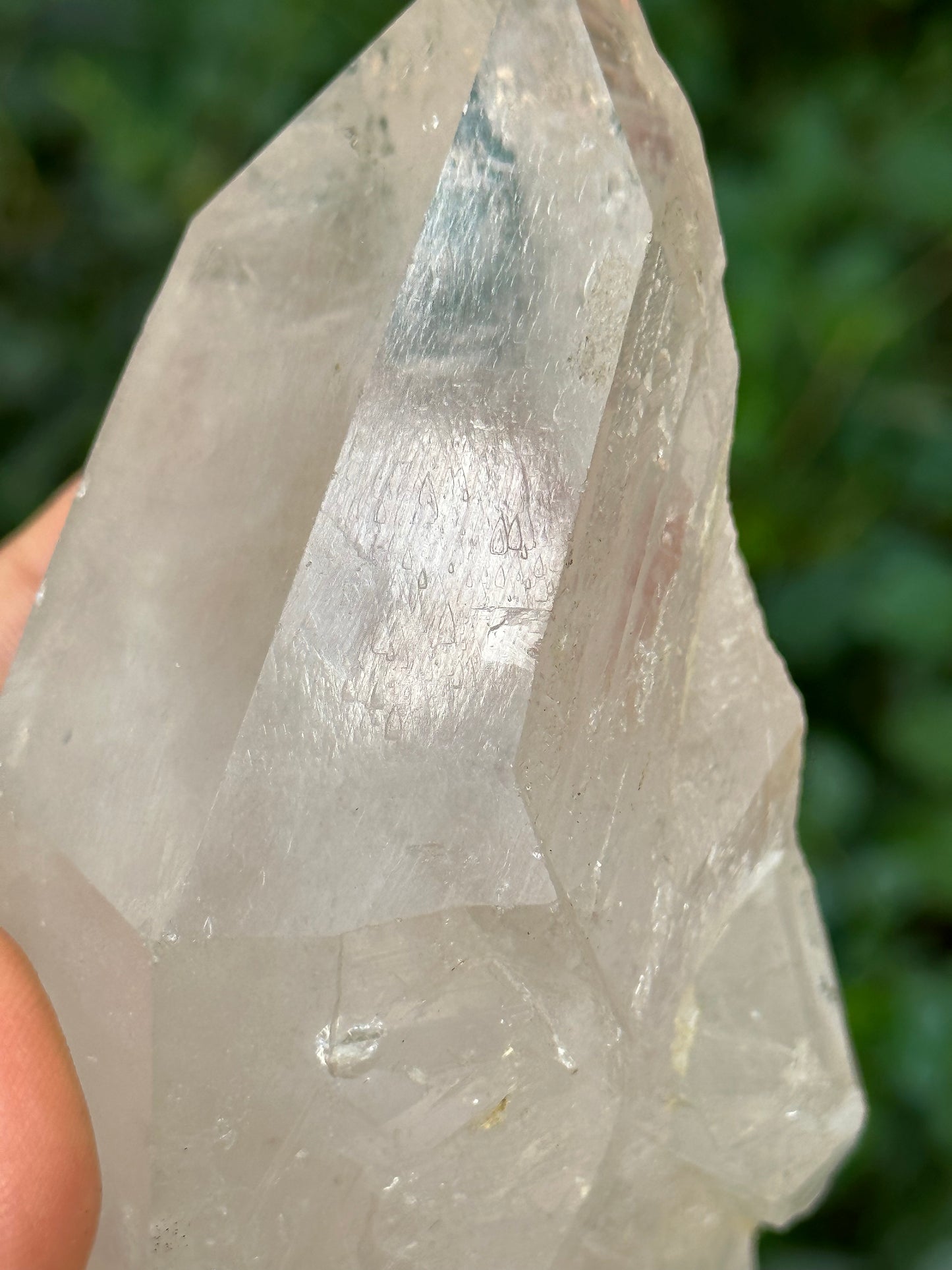 Rare Master Record-keeper Rainbow Quartz Crystal Point/Healing/Energy Quartz/Sirius Crystal/Meditation/Zen/Chakra- 108*59*47 mm 350 g