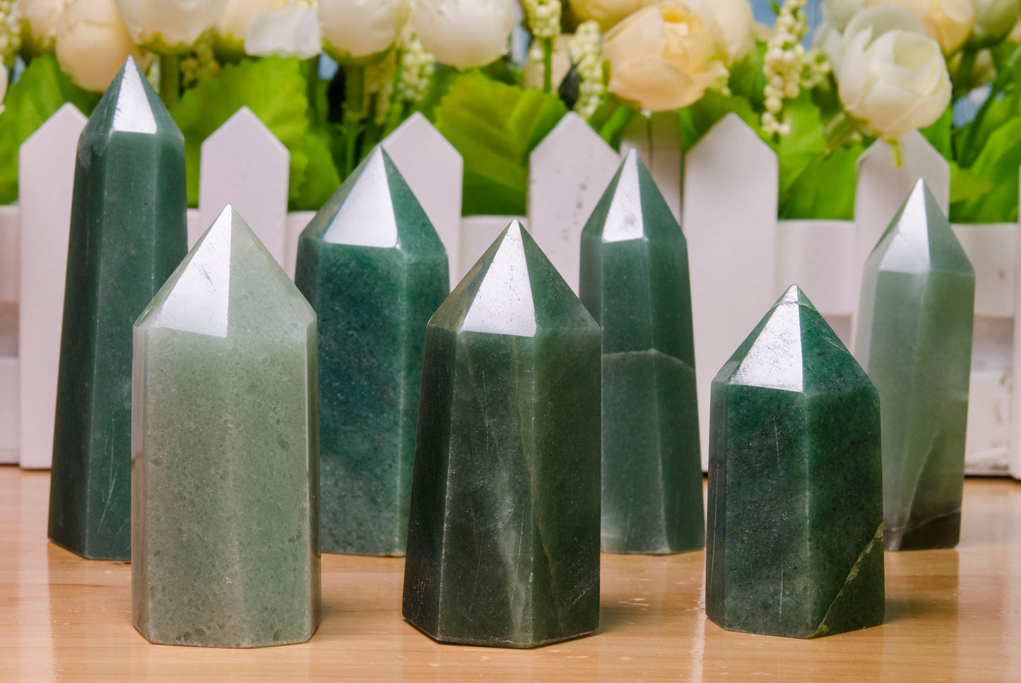 Green Aventurine Towers