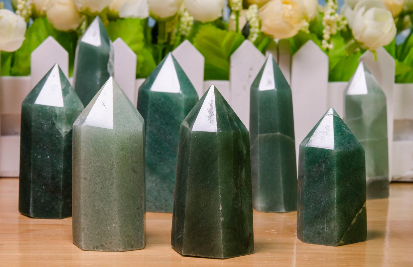 Green Aventurine Towers