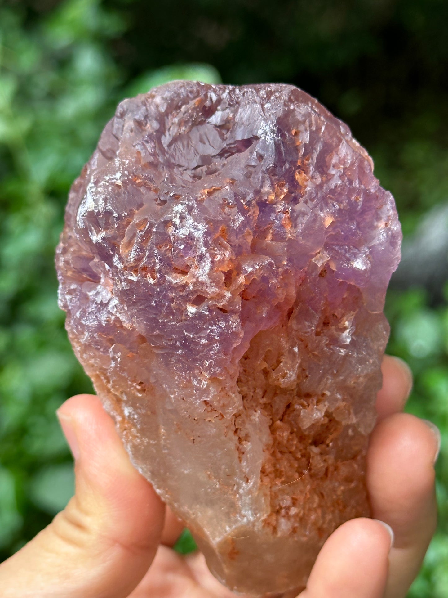 Natural Record-keeper Nirvana Amethyst Quartz Crystal Point/Dissolution Quartz/Meditation Stone/Energy Crystal-346 g