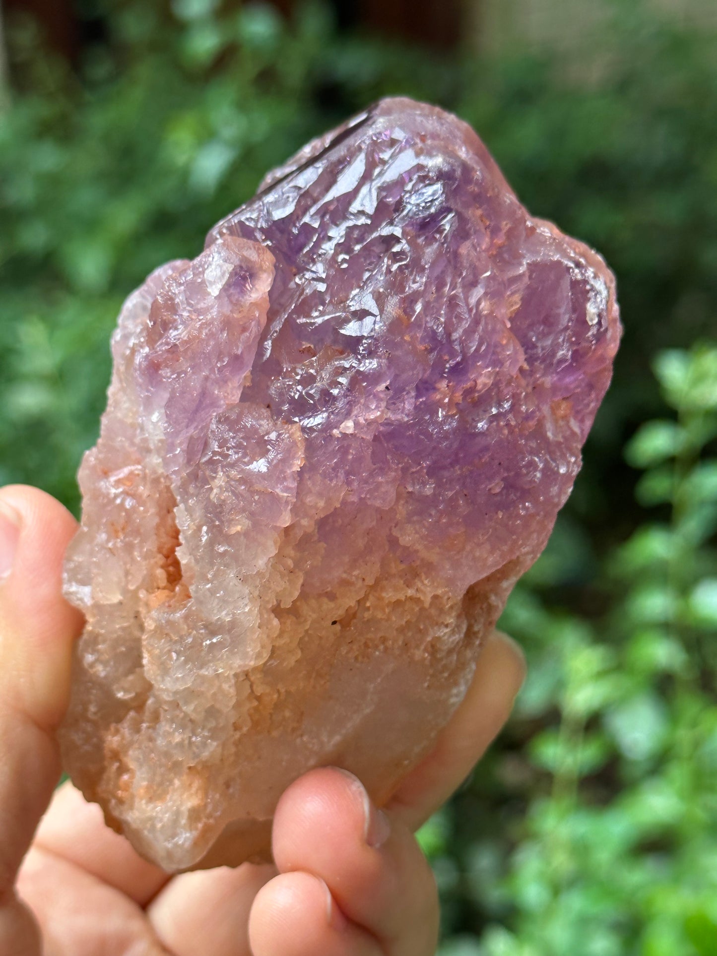 Natural Record-keeper Nirvana Amethyst Quartz Crystal Point/Dissolution Quartz/Meditation Stone/Energy Crystal-346 g