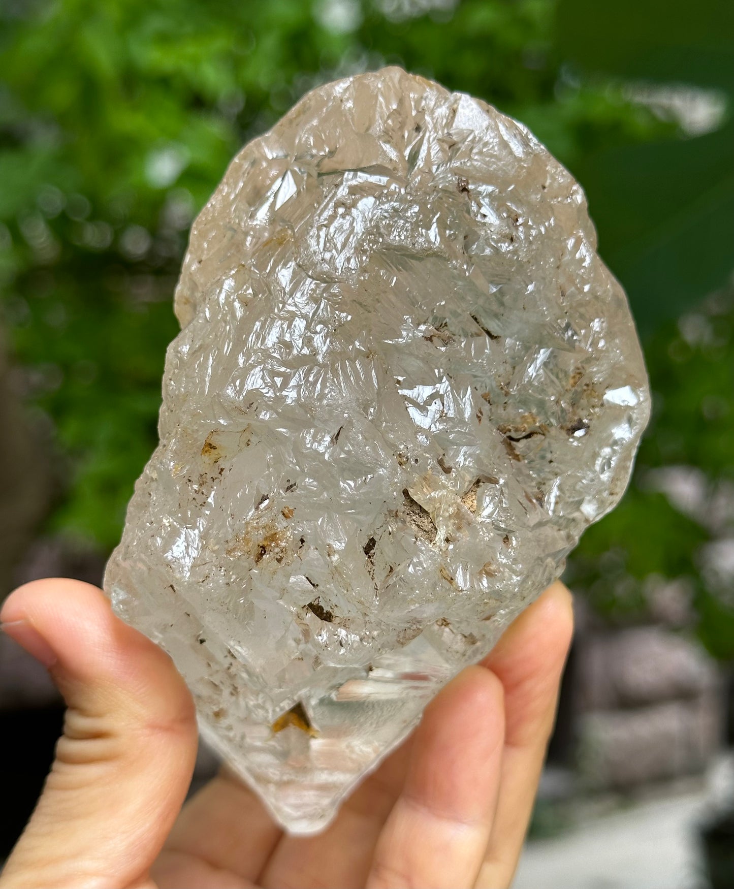 Rare Record-keeper Himalayan Nirvana Double Terminated Crystal Quartz Point/Self-healed Clear Quartz from Tibet-123*79*63 mm 592 g