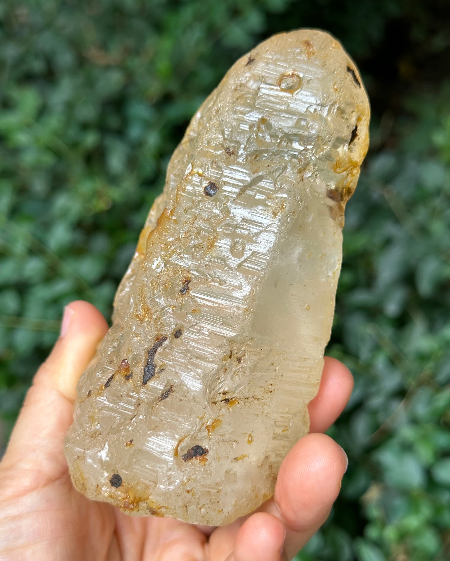 536 g Clear River Tumbled Nirvana Key Quartz Crystals Energy Crystal