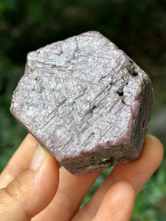 Natural Raw Red Ruby with Record-keeper Marks/Hexagonal Prism Ruby Crystal/Mineral Specimen/Rough Ruby Gemstone/Collection of stones--268 g