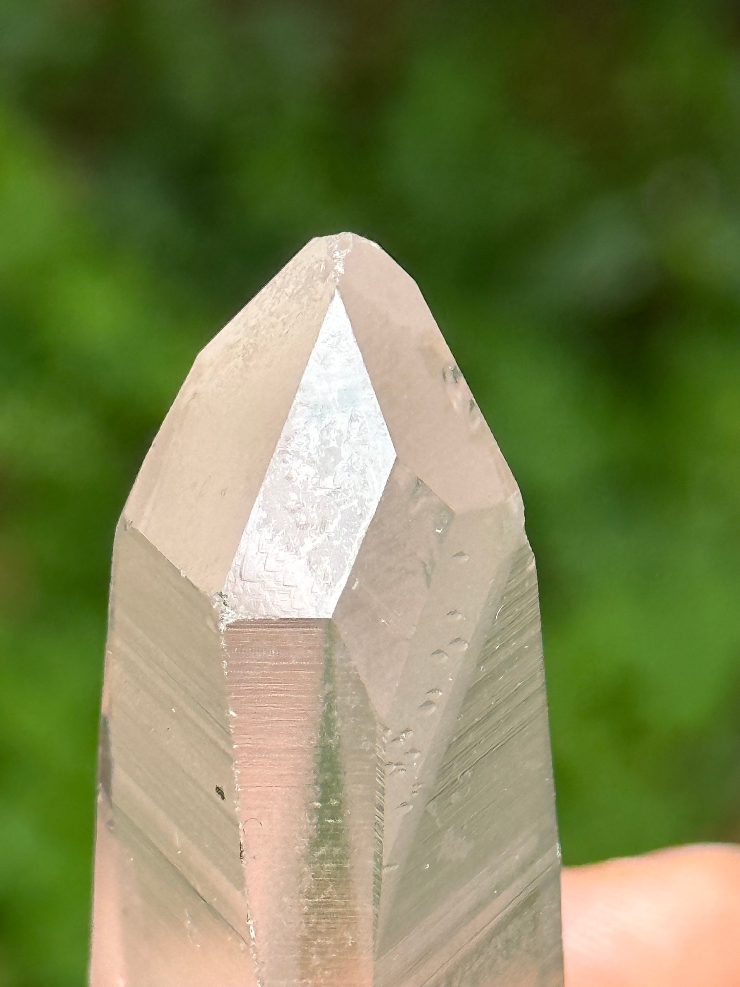 Lemurian Quartz Record-keeper Crystal Knife Quartz Crystal Muzo Quartz Laser-137*31*28 mm 164 g