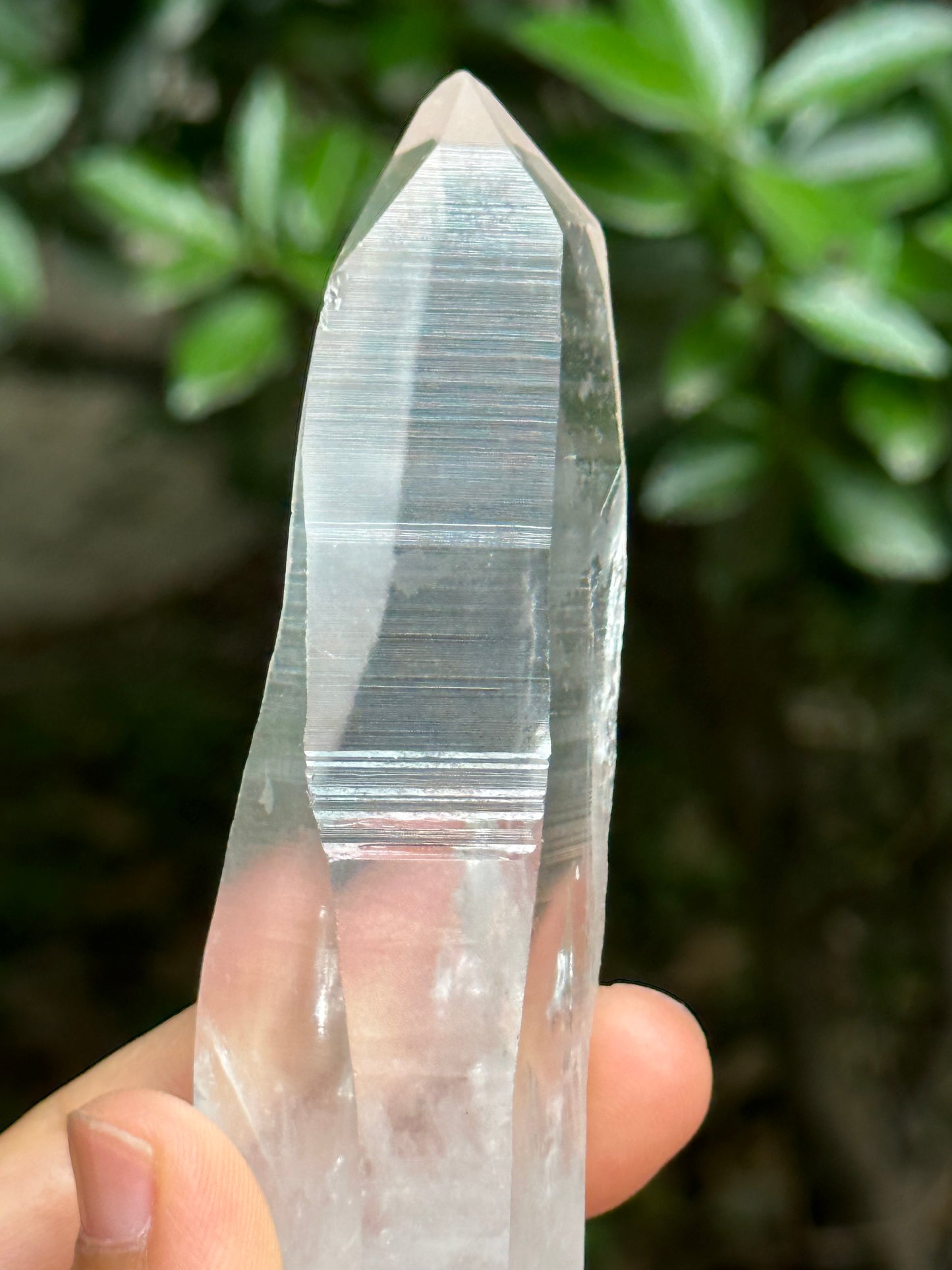 Lemurian Quartz Record-keeper Crystal Knife Quartz Crystal Muzo Quartz Laser-137*31*28 mm 164 g