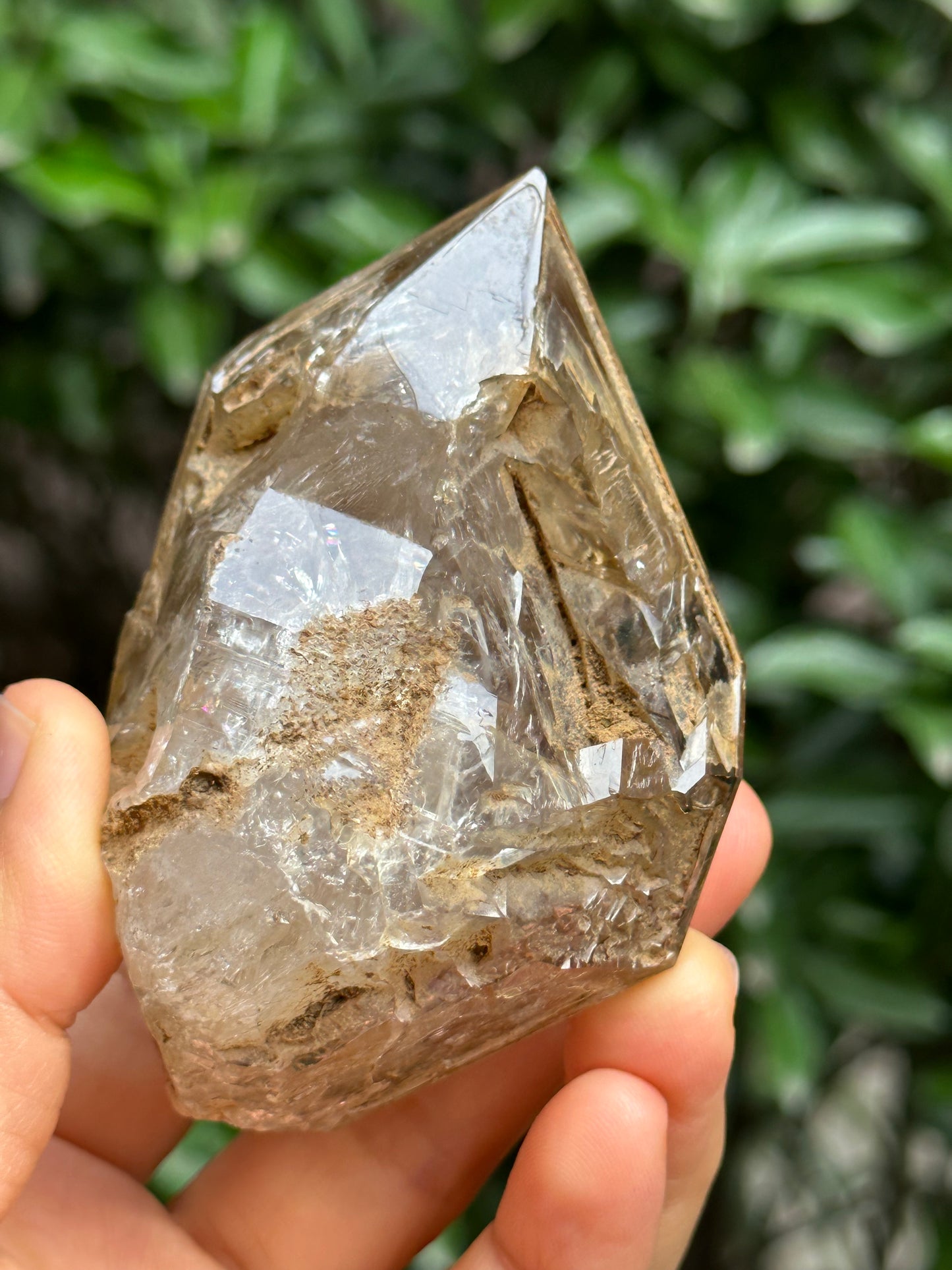 Rare Double Terminated Fenster Skeletal Quartz Crystal/Himalayan Energy Quartz Crystal-85*54*43 mm 188 g