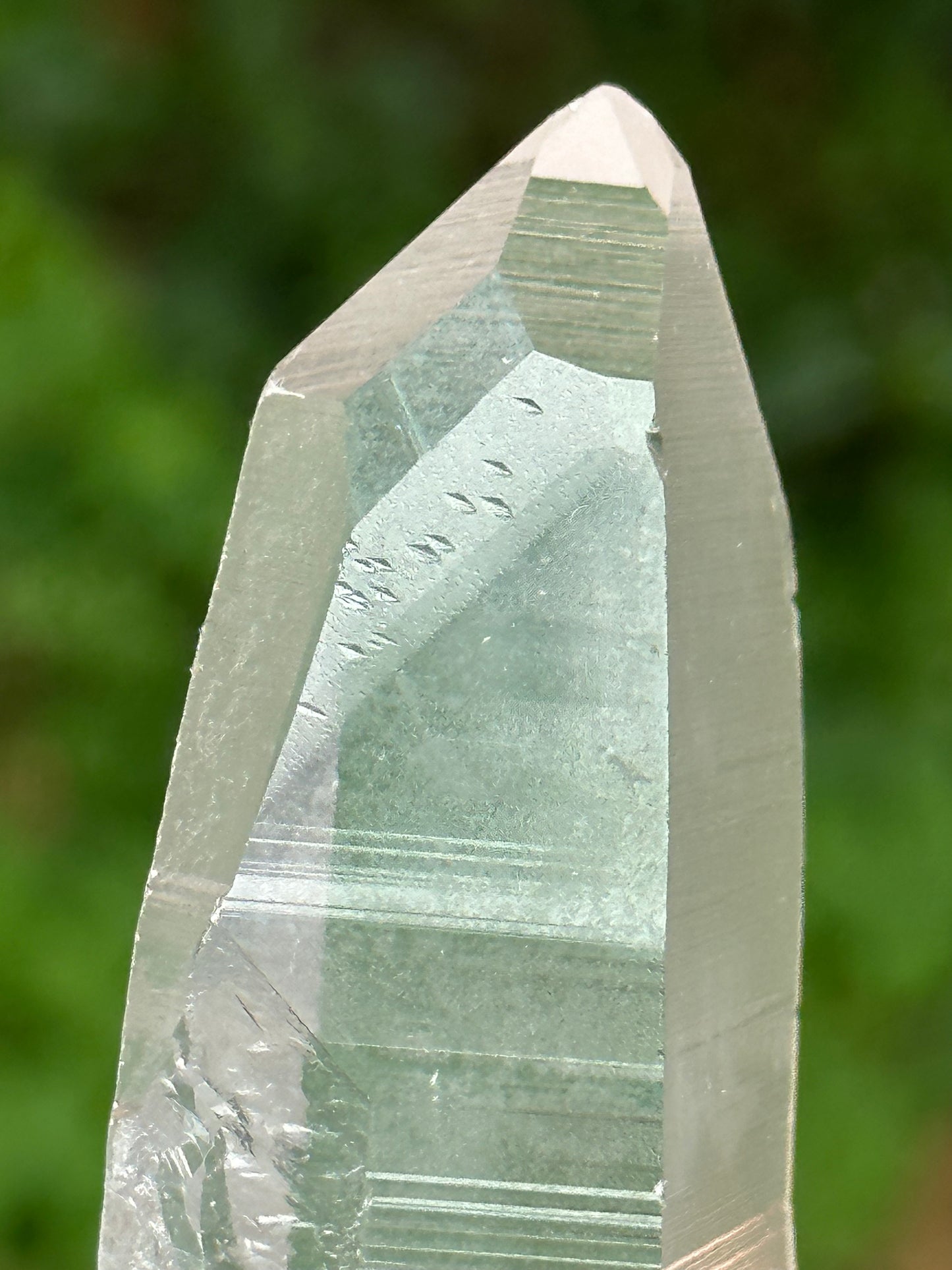 Lemurian Quartz Record-keeper Crystal Knife Quartz Crystal Muzo Quartz Laser-137*31*28 mm 164 g