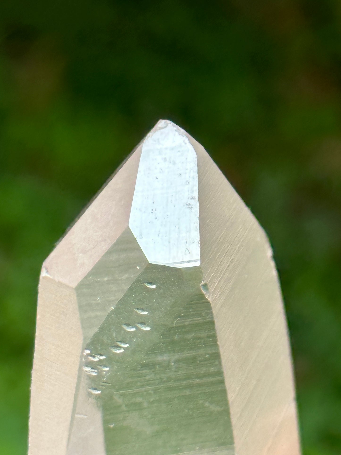 Lemurian Quartz Record-keeper Crystal Knife Quartz Crystal Muzo Quartz Laser-137*31*28 mm 164 g