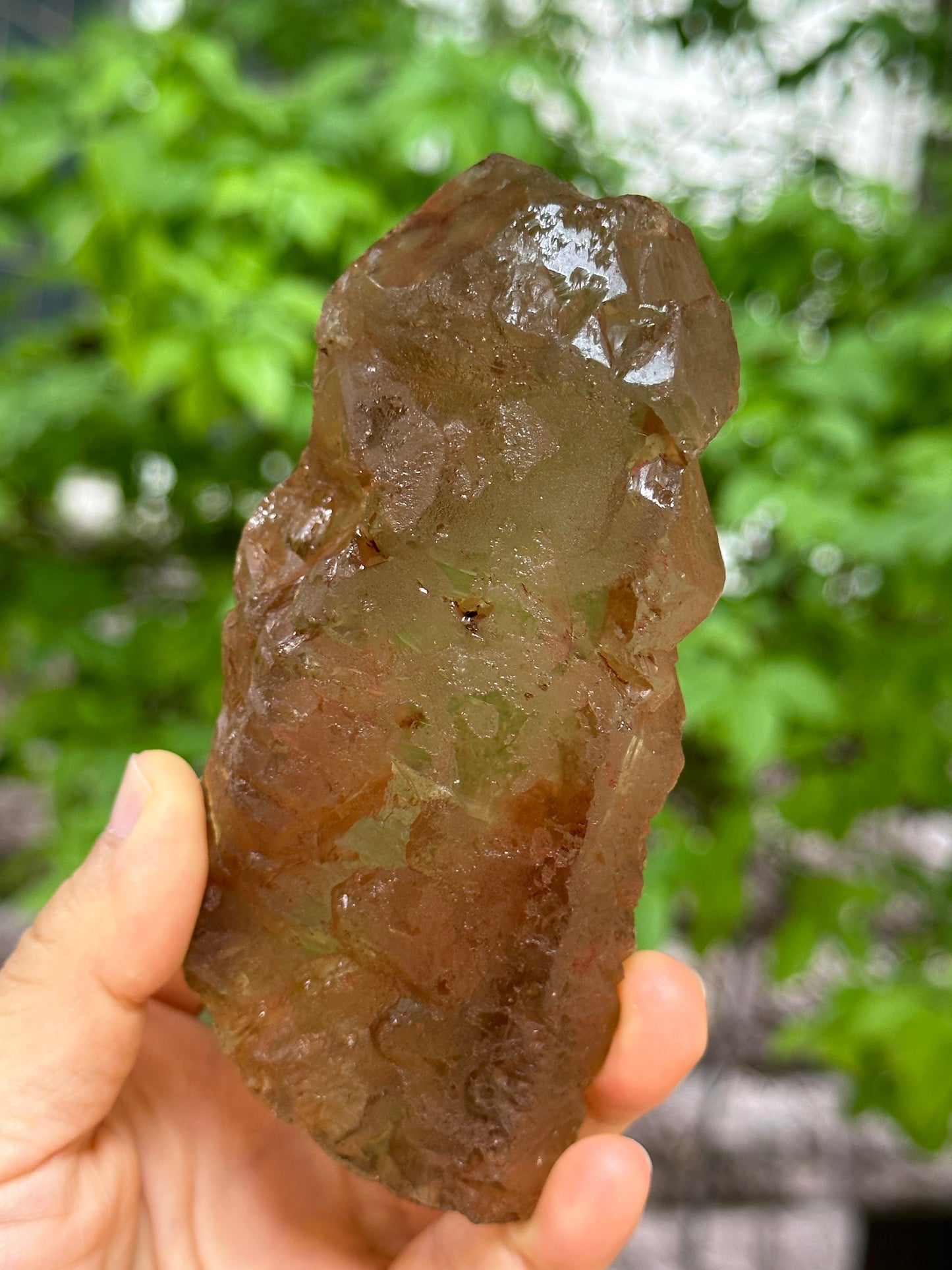 Raw Clear Record-keeper Nirvana Citrine Crystal Point/Energy Quartz/Crystal Healing -115*56*40 mm 410