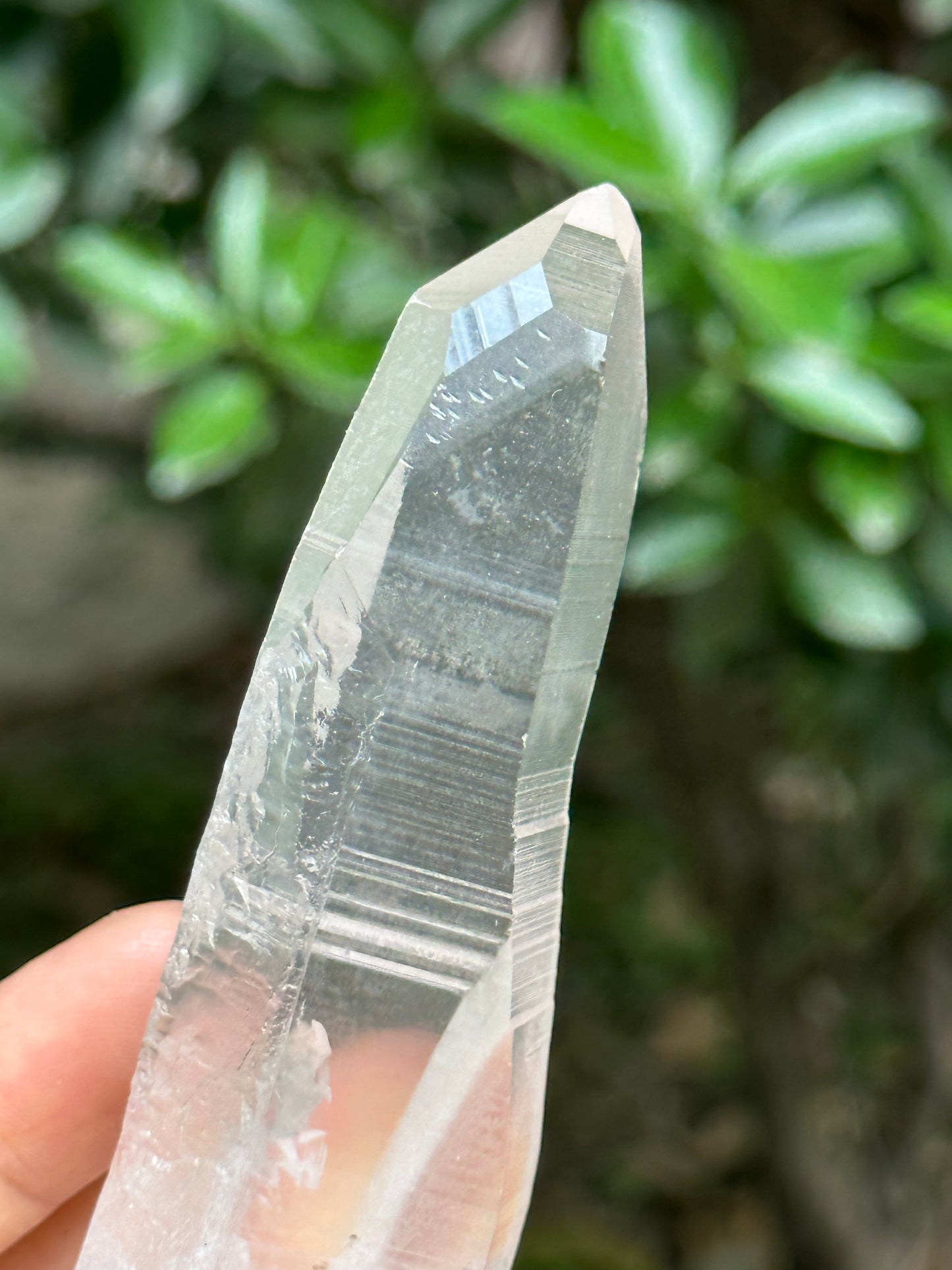 Lemurian Quartz Record-keeper Crystal Knife Quartz Crystal Muzo Quartz Laser-137*31*28 mm 164 g