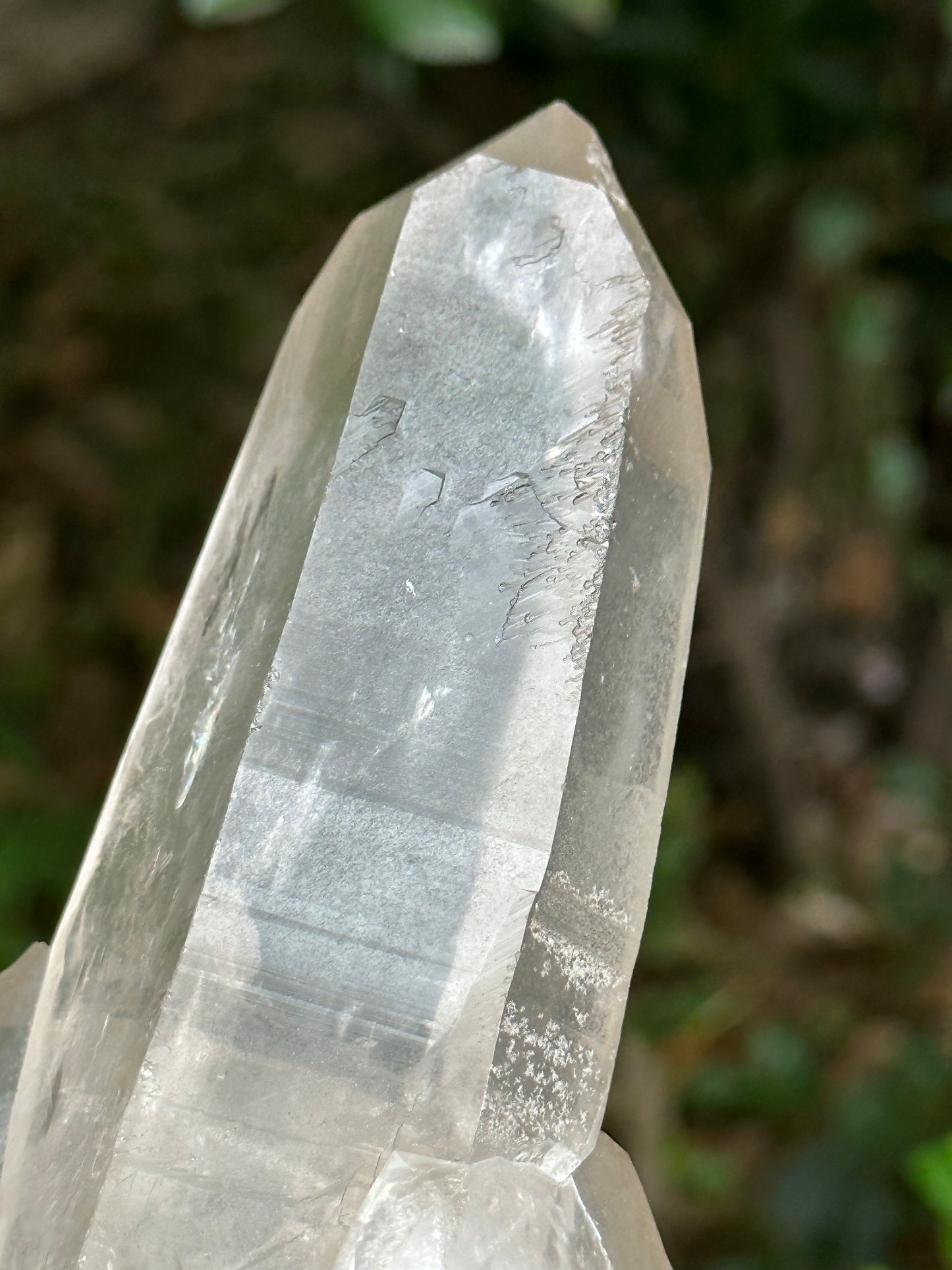 3.26 lbs Rare Himalayan Castle Quartz Starbrary Crystal Point/Rainbow Time Links Crystal/Reiki/Chakra/Healing Stone/Meditation/Special Gift-1466g