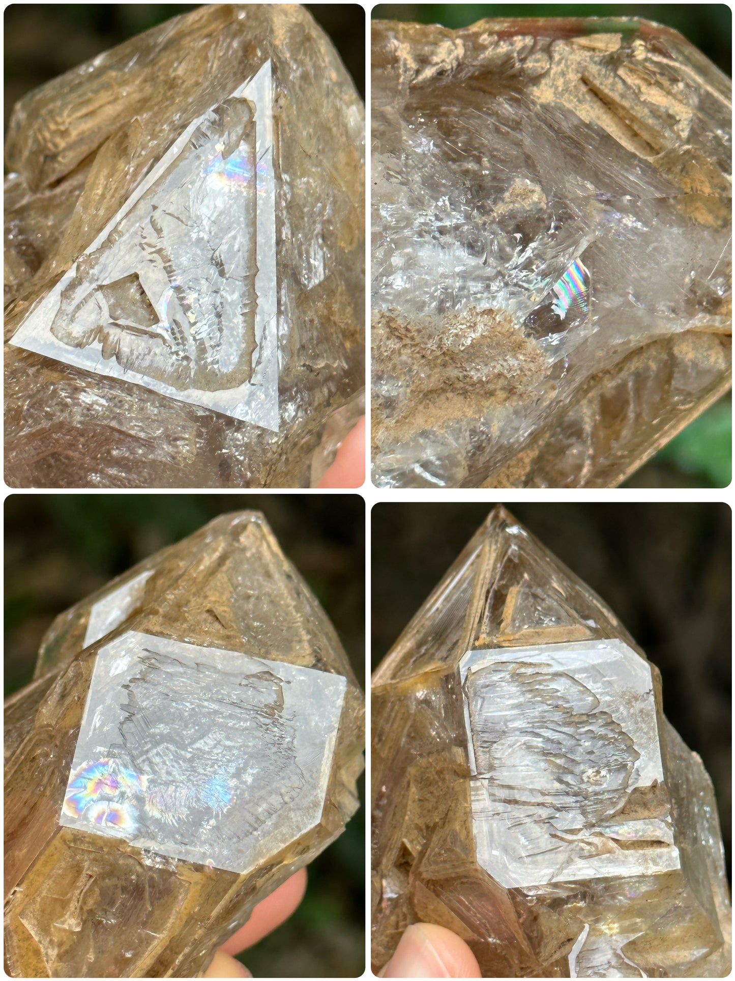 Rare Double Terminated Fenster Skeletal Quartz Crystal/Himalayan Energy Quartz Crystal-85*54*43 mm 188 g