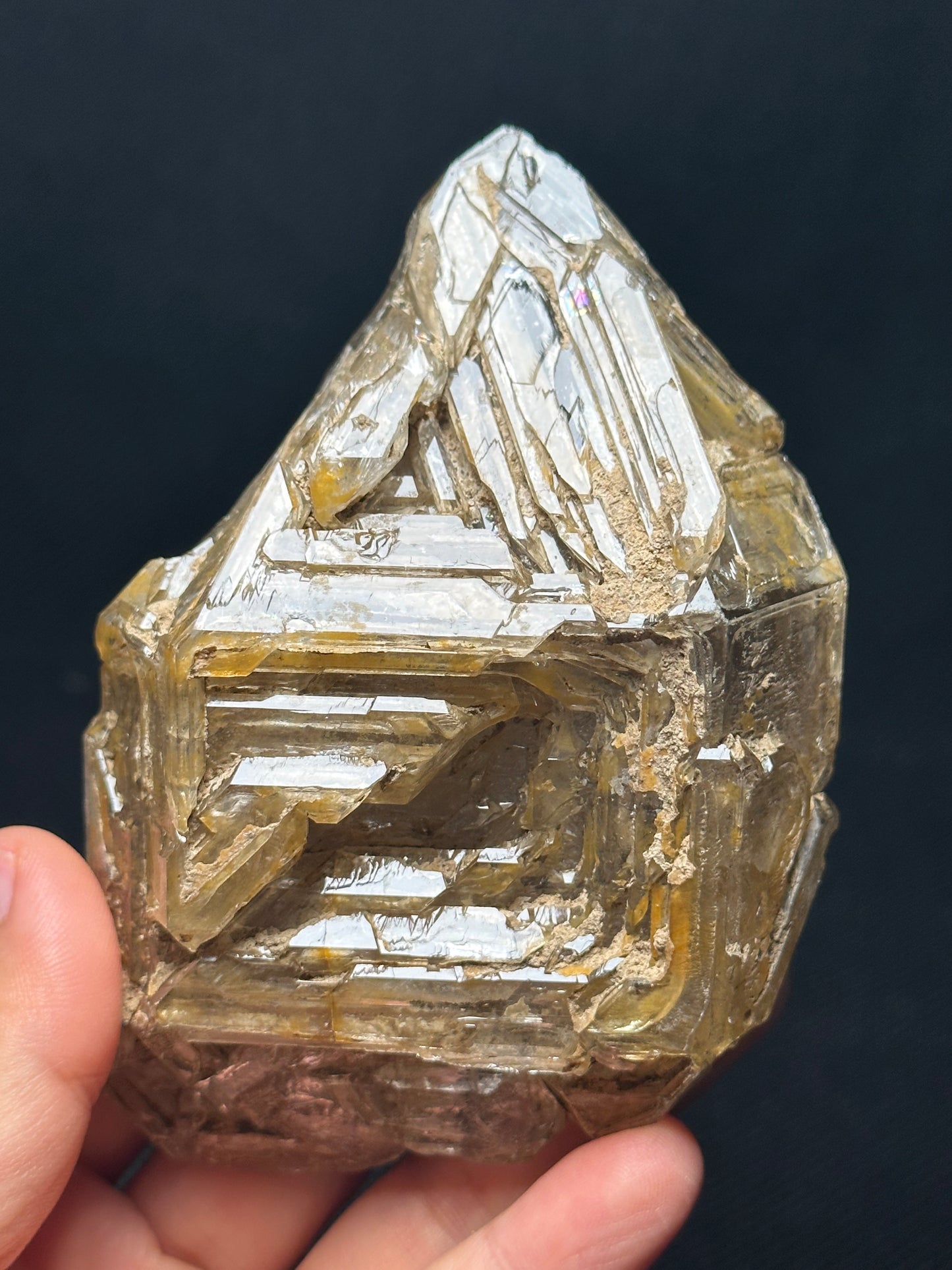 Rare Double Terminated Master Fenster Skeletal Quartz Crystal/Himalayan Energy Quartz Crystal/Window Quartz Specimen Collection-110*75*49 mm 321 g