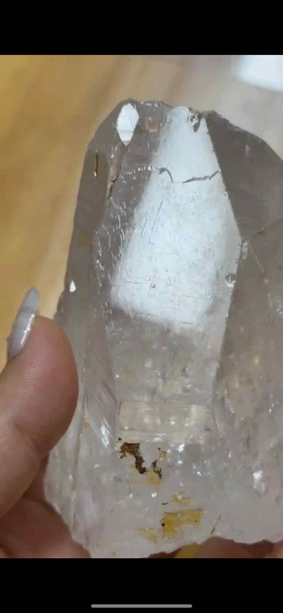 3 pcs  Clear Crystal Points-Double Terminated Crystal,Record-keeper Quartz Crystals