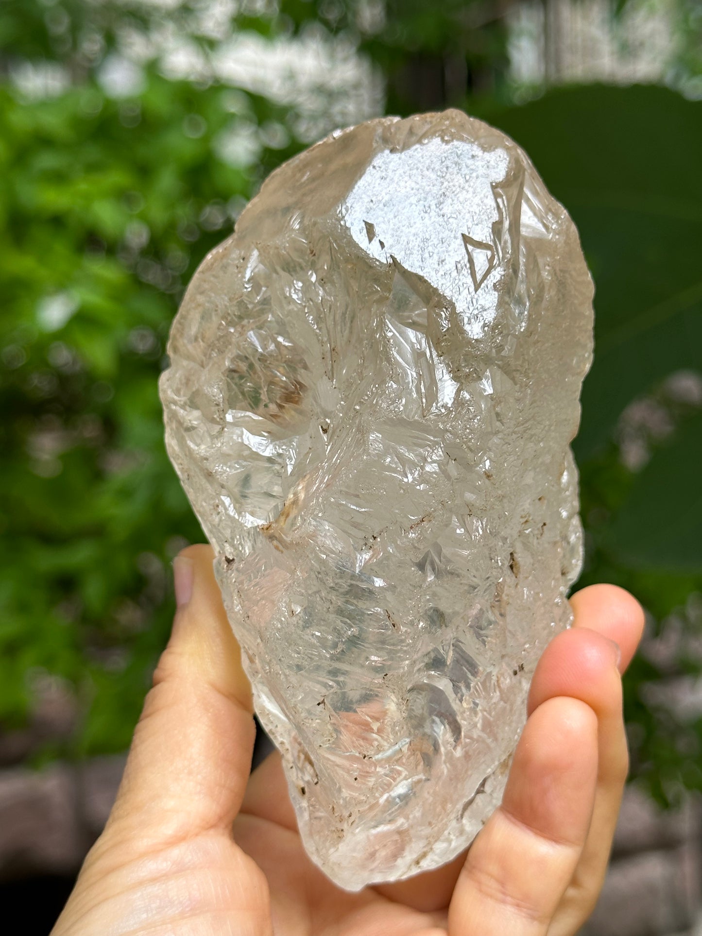 Rare Record-keeper Himalayan Nirvana Double Terminated Crystal Quartz Point/Self-healed Clear Quartz from Tibet-123*79*63 mm 592 g