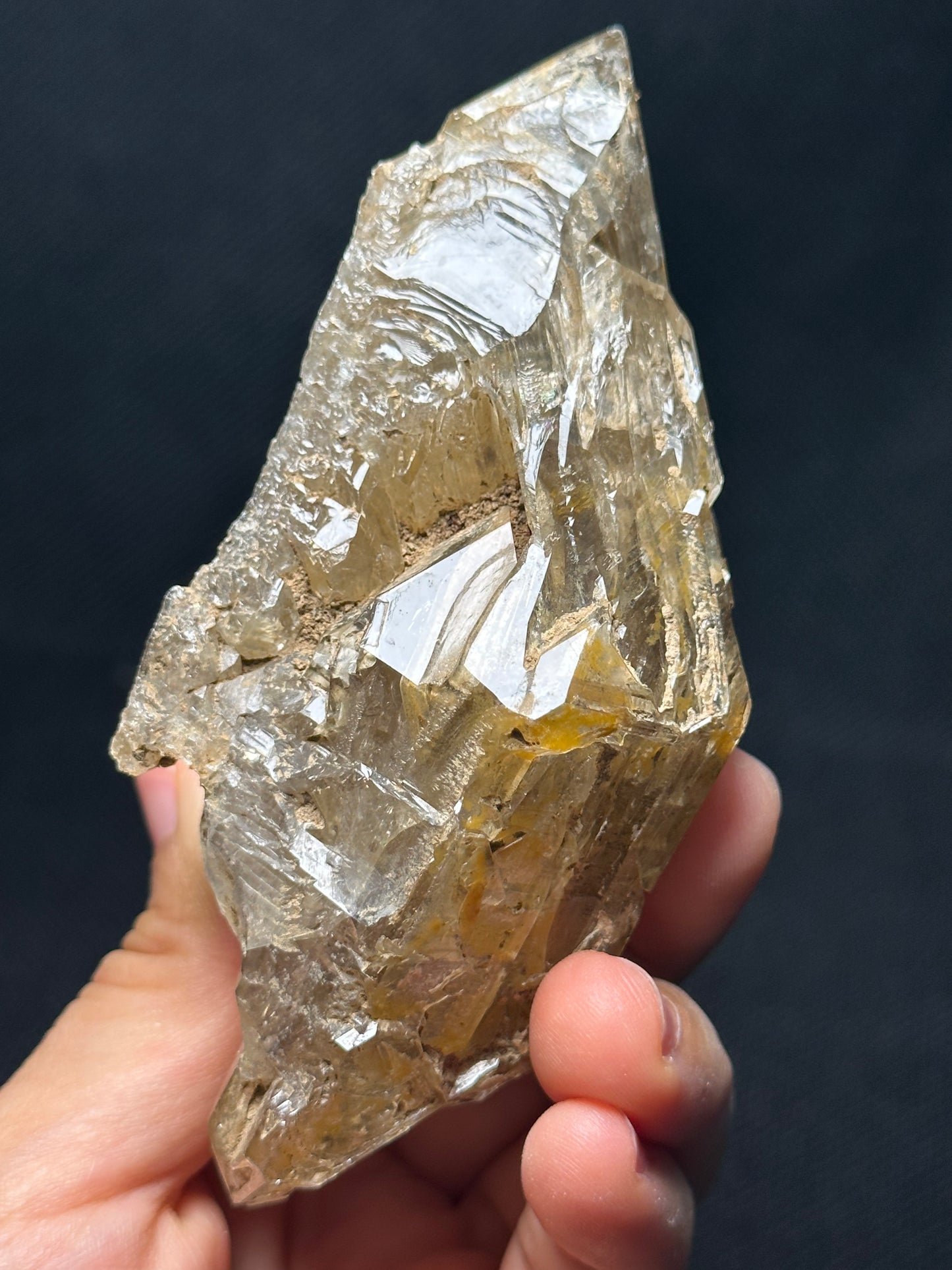 Rare Double Terminated Master Fenster Skeletal Quartz Crystal/Himalayan Energy Quartz Crystal/Window Quartz Specimen Collection-110*75*49 mm 321 g