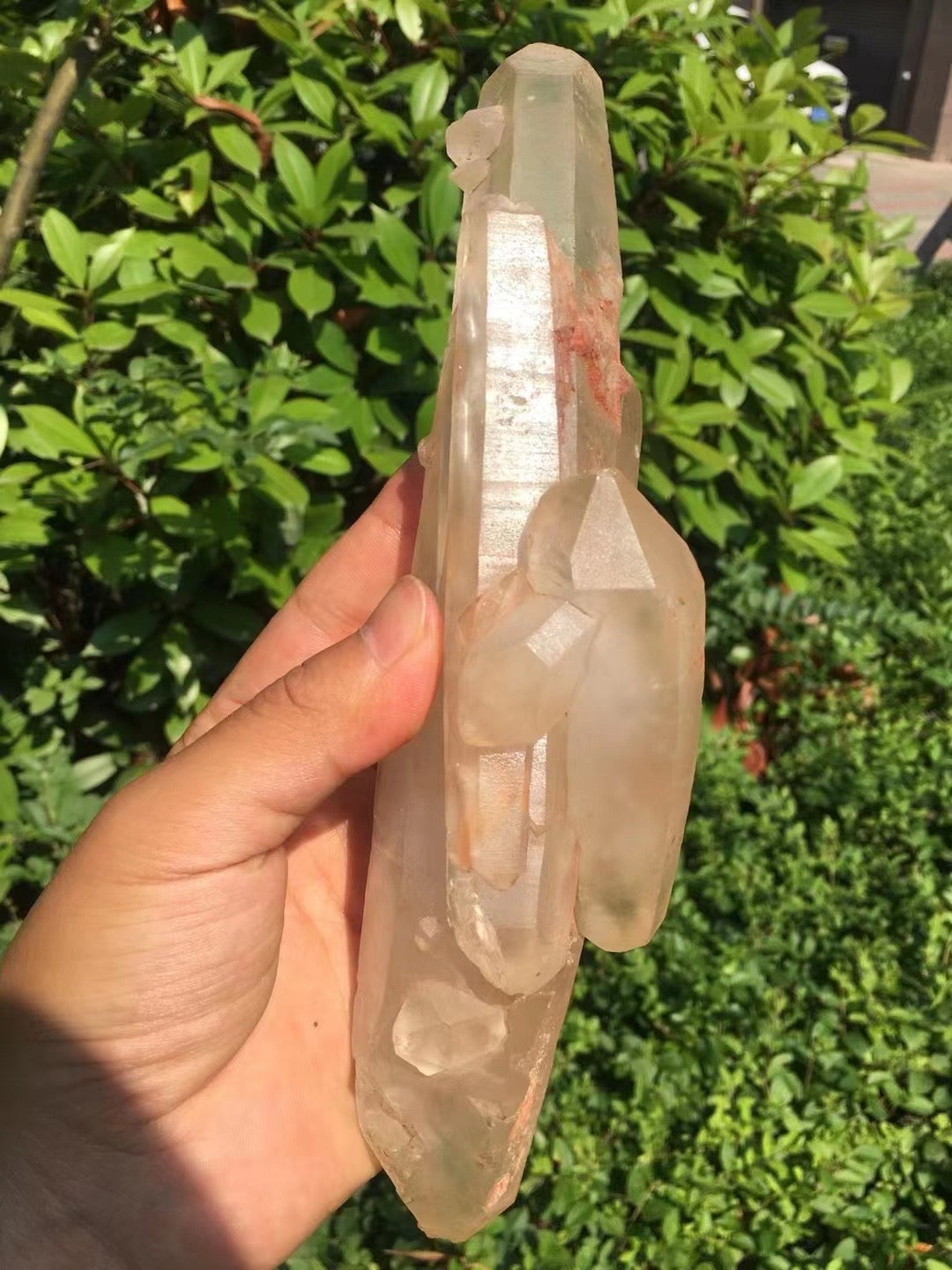 9 inches Double Terminated Floating Quartz Crystal Points