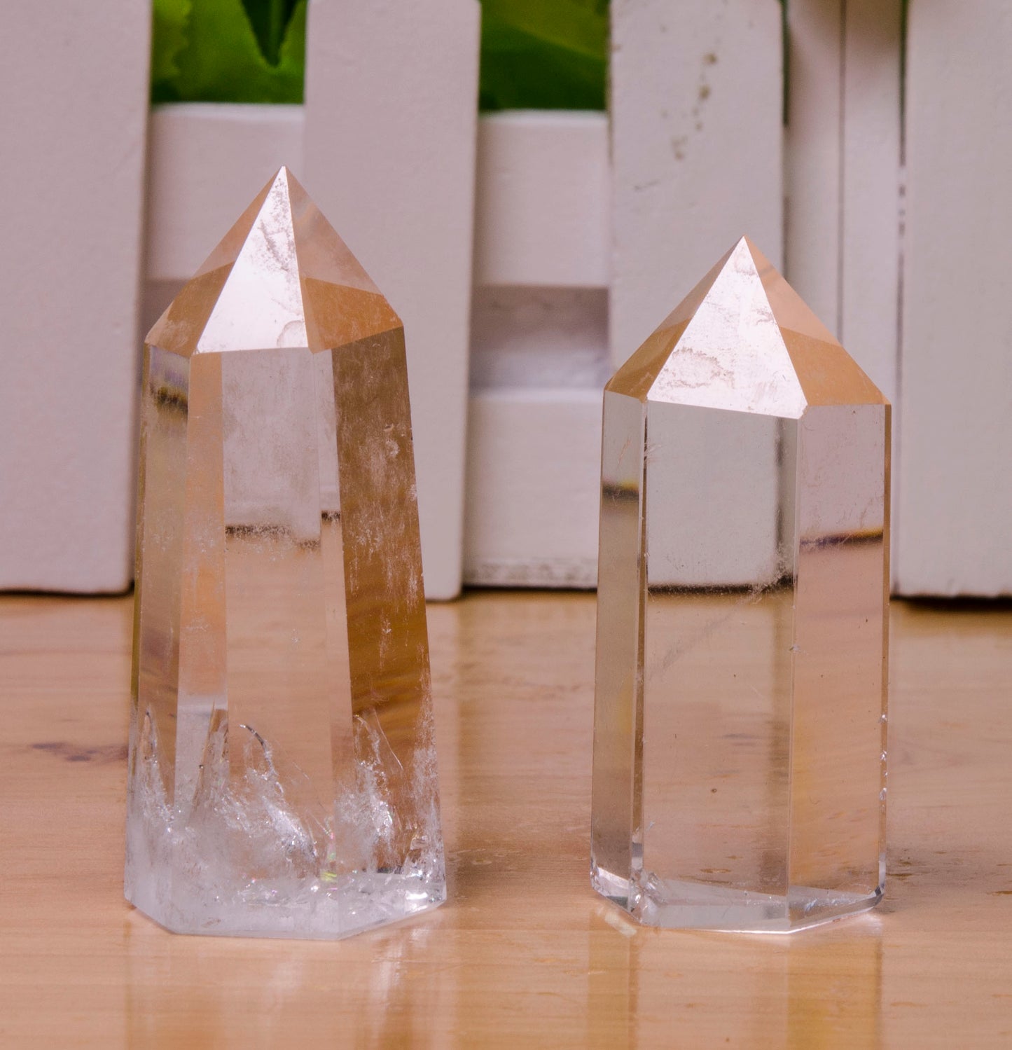 Clear Quartz Crystal Point Towers