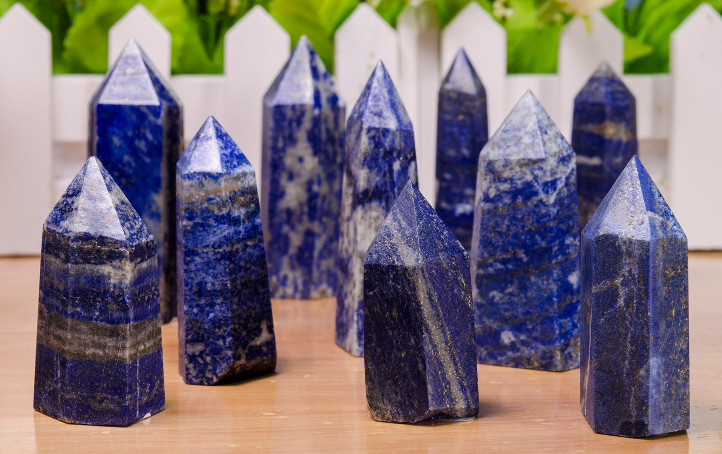 Lapis Lazuli Stone Point Towers