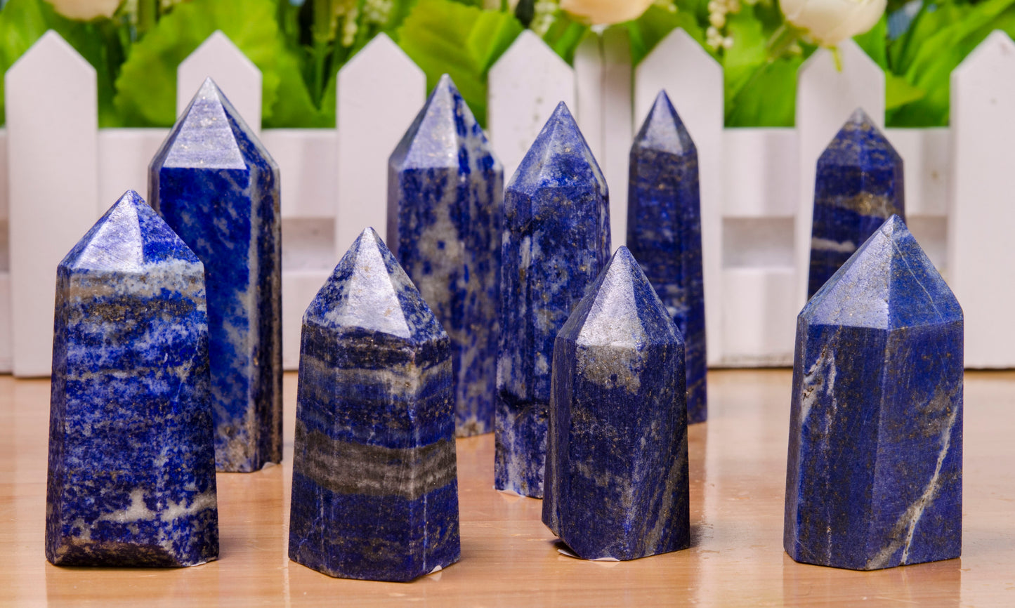 Lapis Lazuli Stone Point Towers