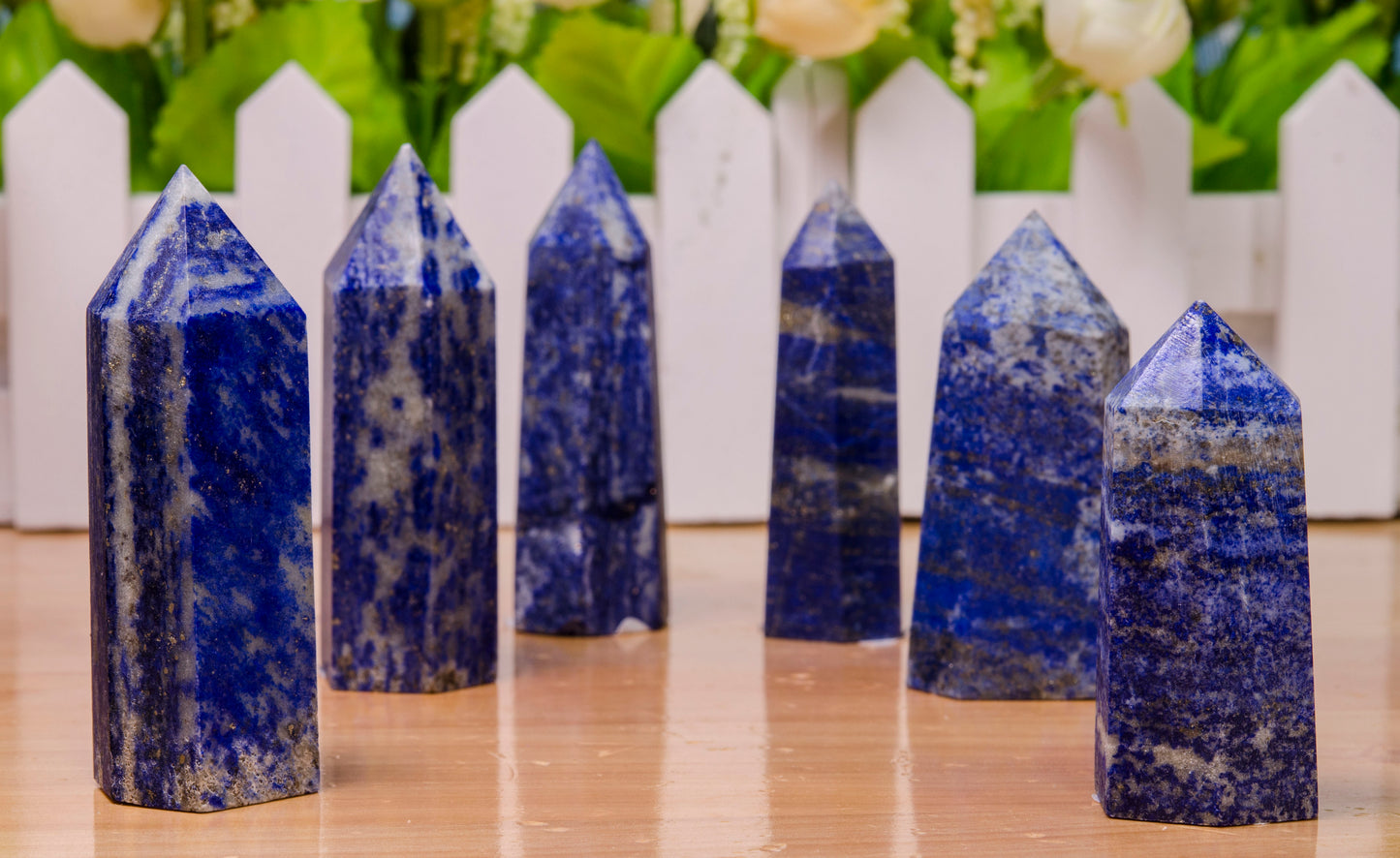 Lapis Lazuli Stone Point Towers