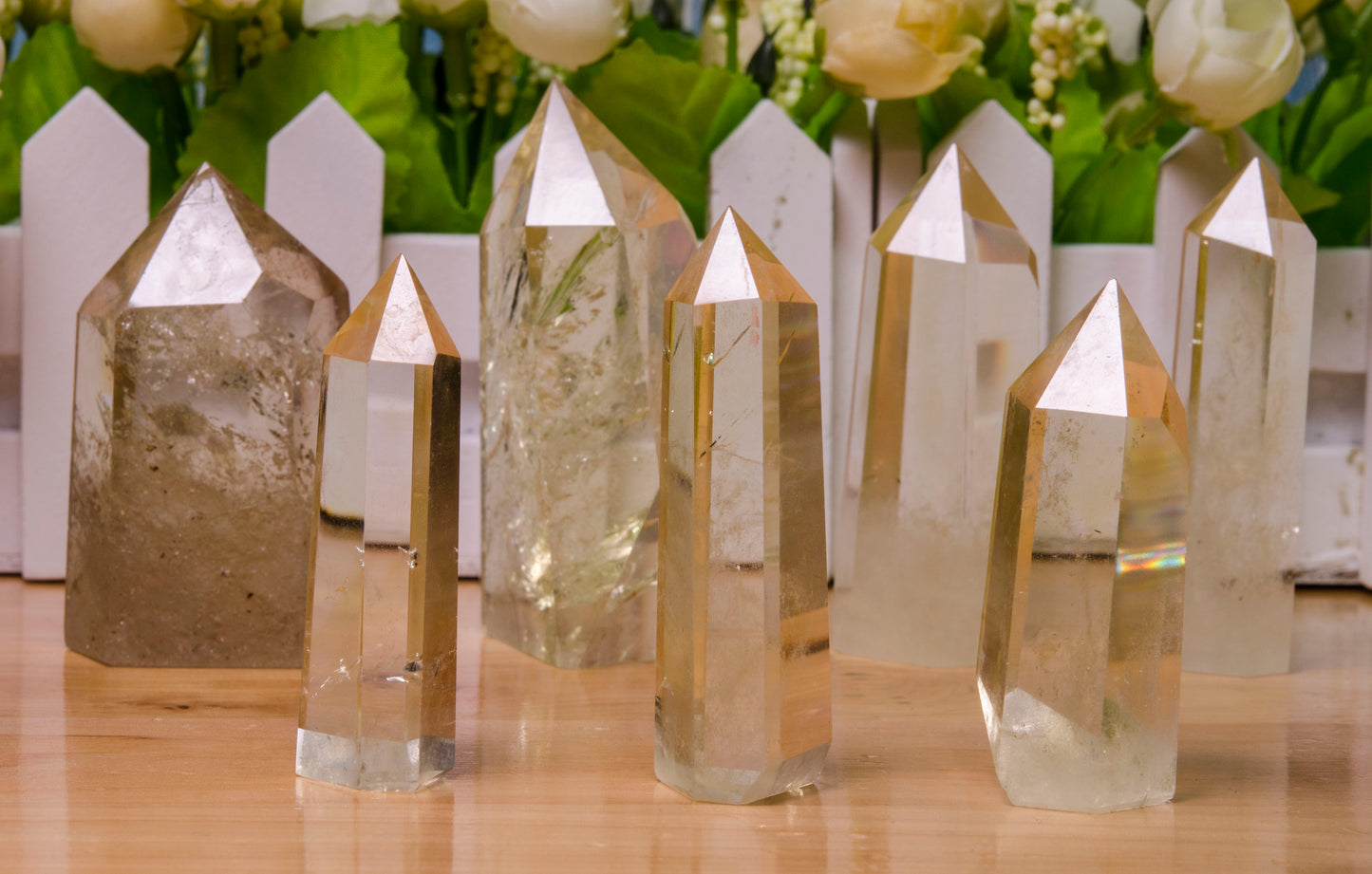 Citrine Quartz Crystal Point Towers