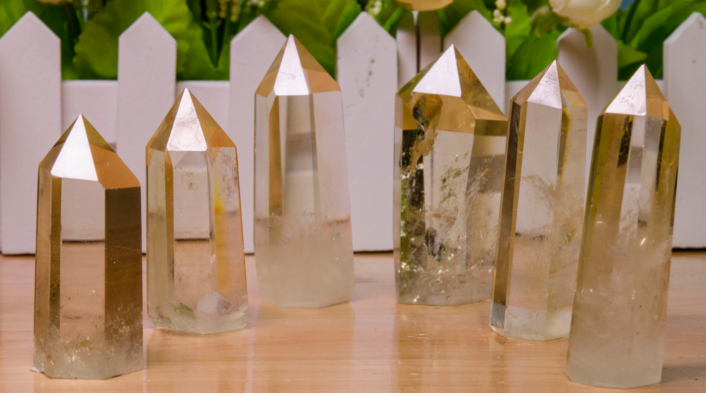 Citrine Quartz Crystal Point Towers