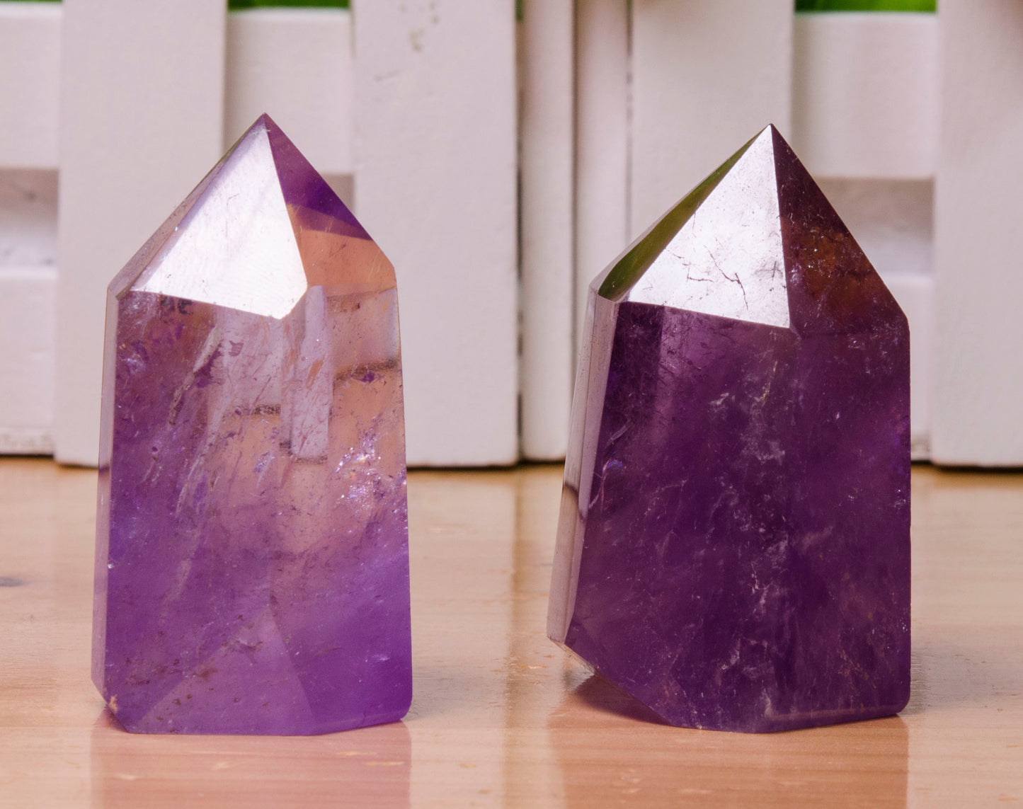 Ametrine Quartz Crystal Point Towers