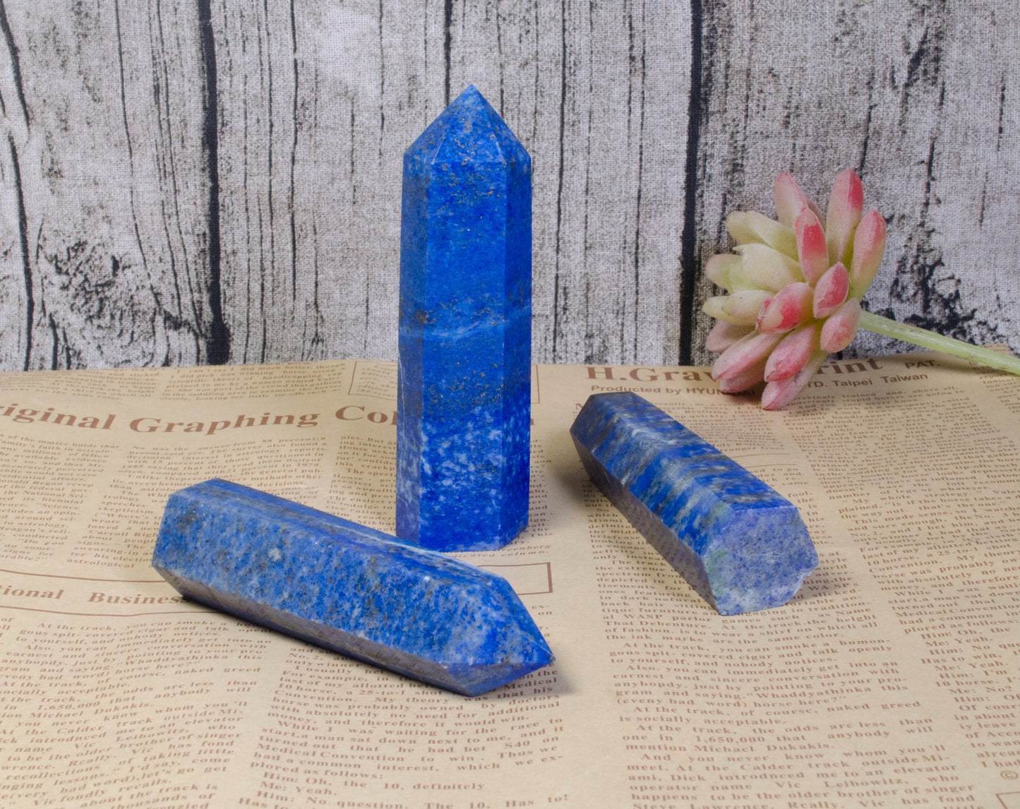 Lapis Lazuli Stone Point Towers