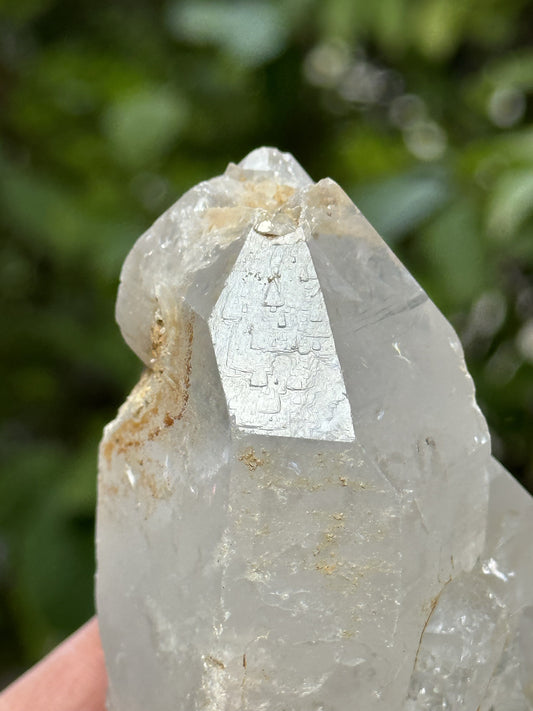 Master Himalayan Record-keeper Quartz Crystal Point/Castle Quartz Crystal/Shining Quartz Crystal /Special gift/Meditation Stone-248 g