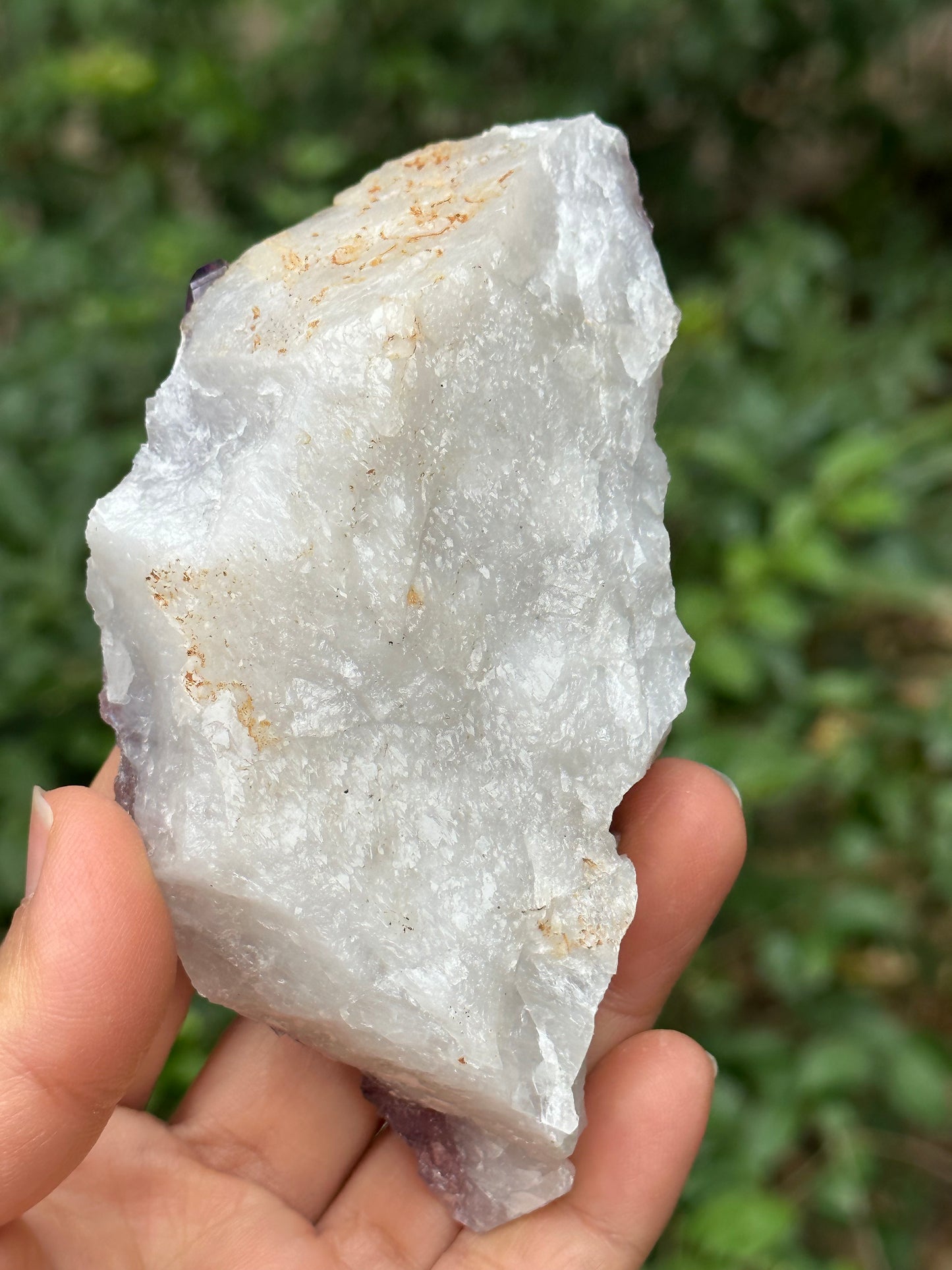 200 g Elestial Amethyst Quartz Crystal Cluster