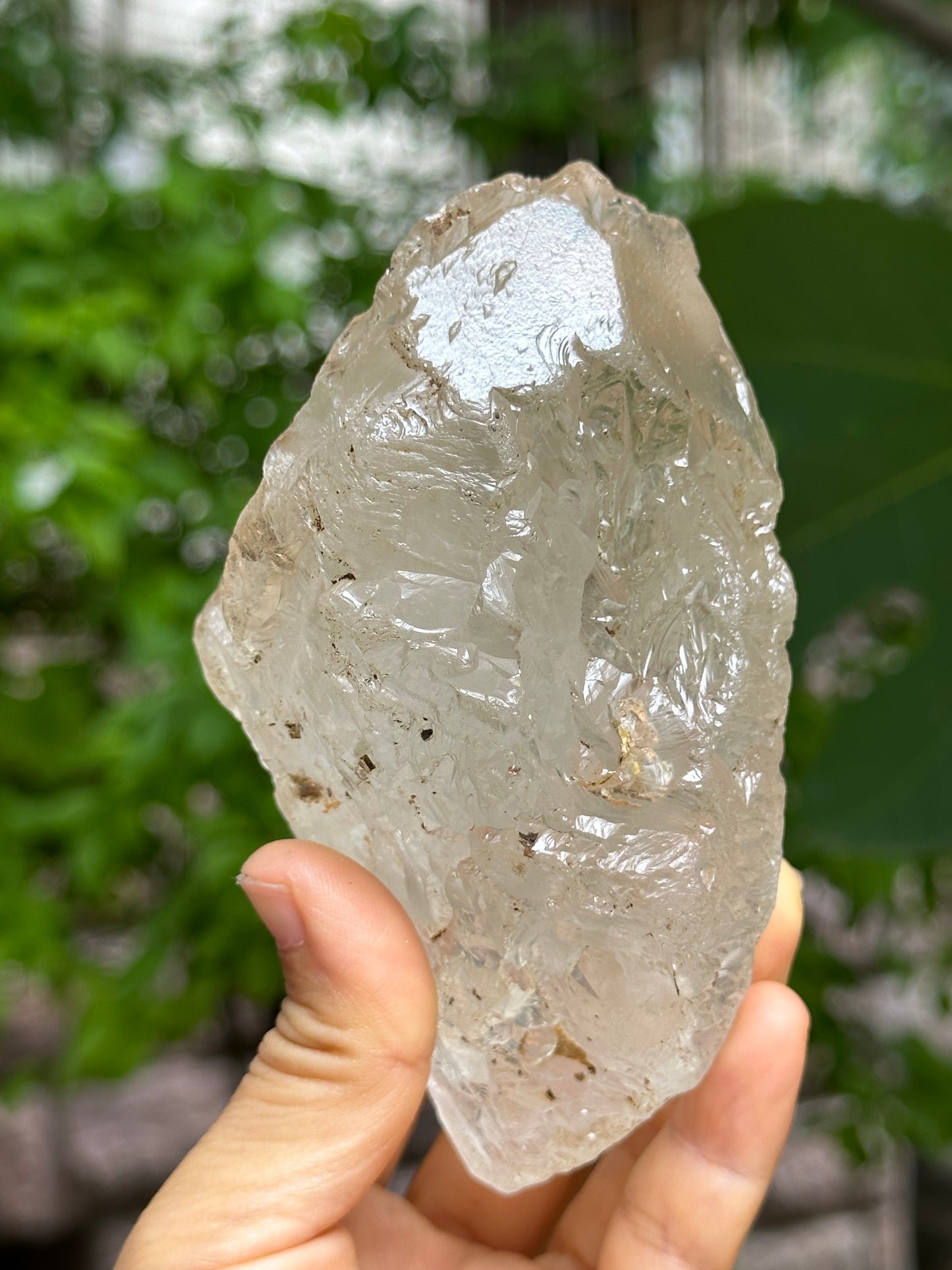 Rare Record-keeper Himalayan Nirvana Double Terminated Crystal Quartz Point/Self-healed Clear Quartz from Tibet-123*79*63 mm 592 g