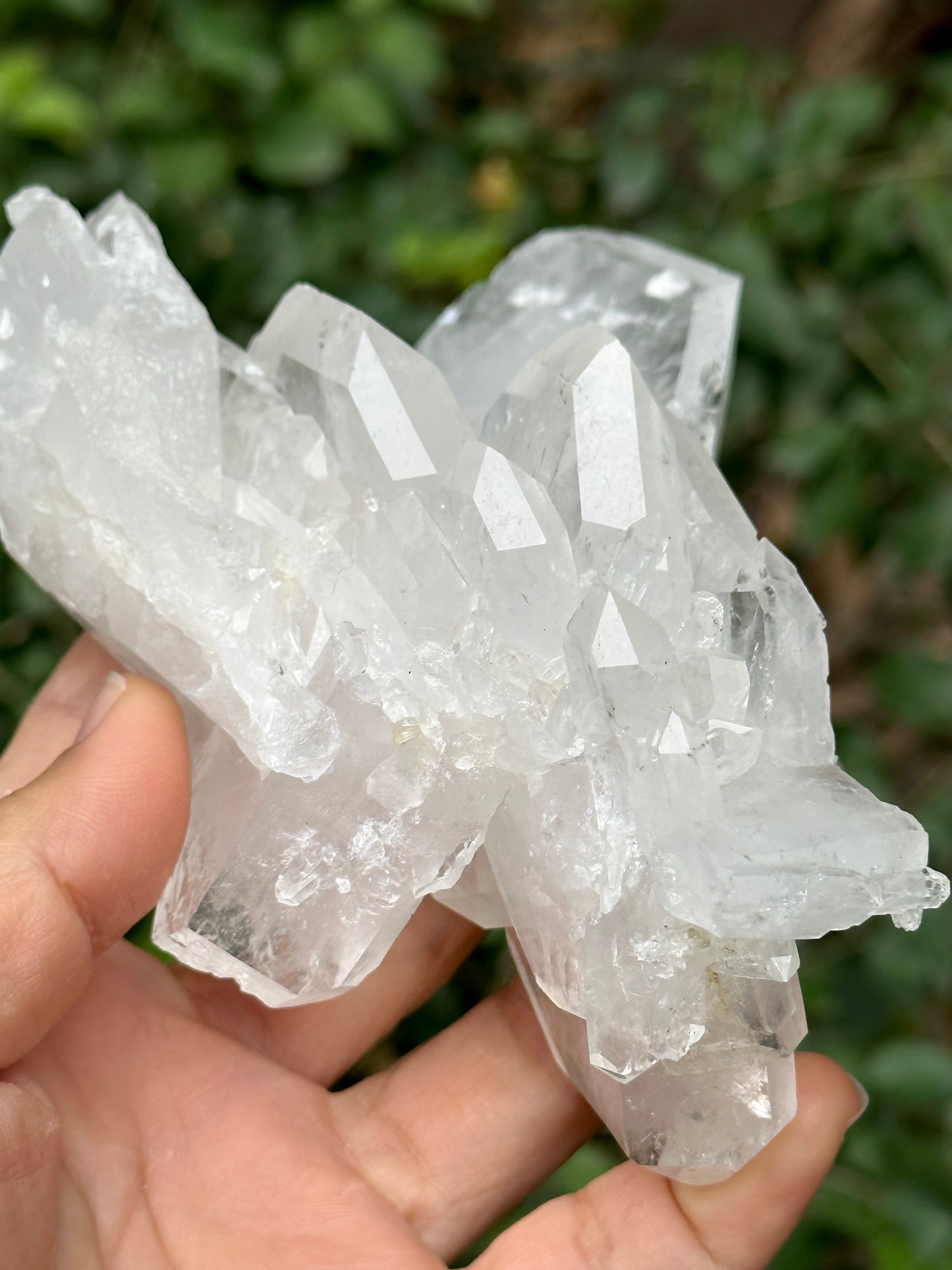 Large Clear Faden Quartz Tabular Crystal Cluster Stone/Himalayan Quartz Specimen/Metaphysical Crystal/Gemstone Collections-117*82*50 mm351 g