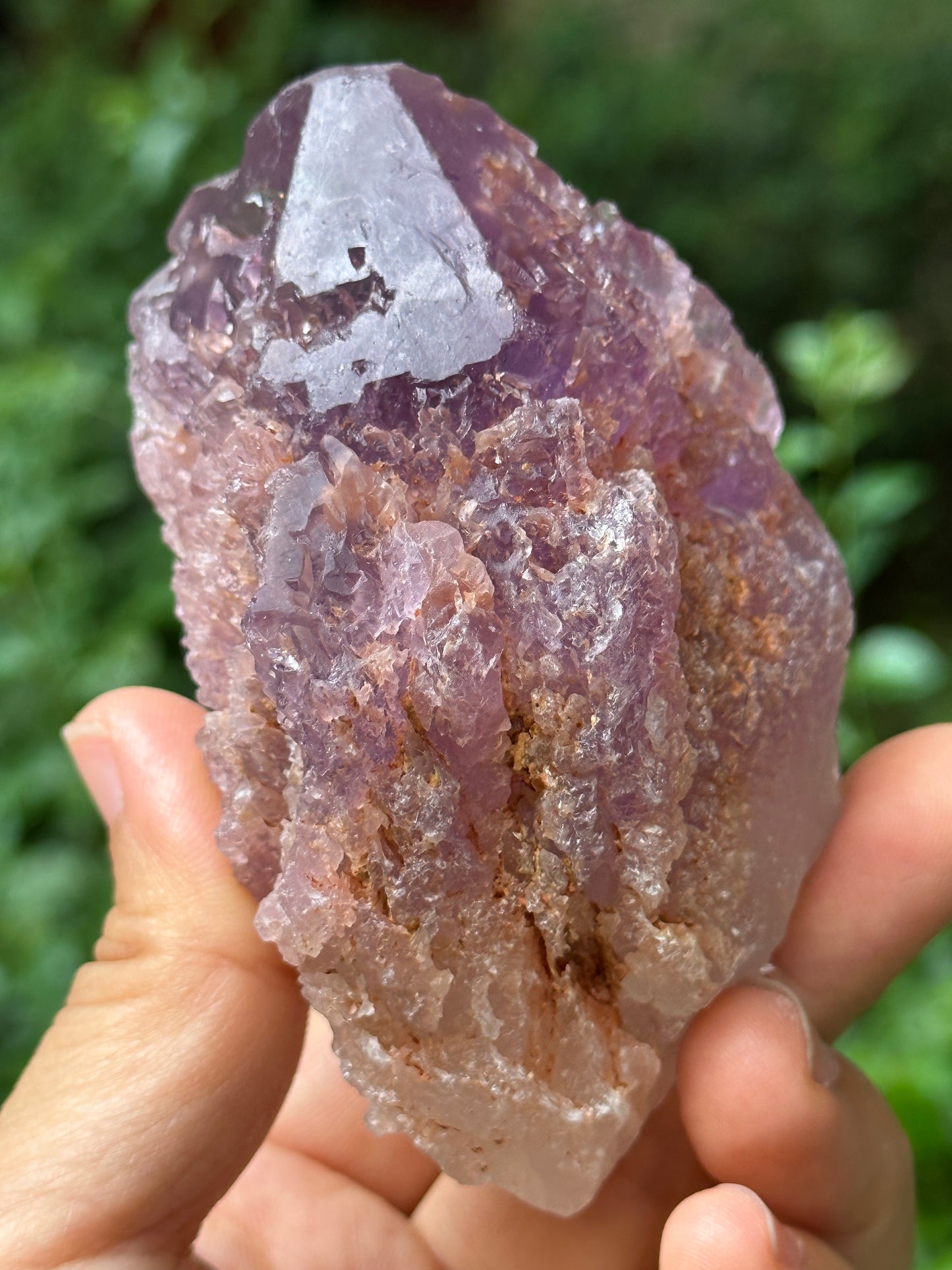 Rare Nirvana Amethyst Quartz Crystal/Dissolution Quartz Amethyst/Faden Amethyst/Specimen/Special Gift-235 g