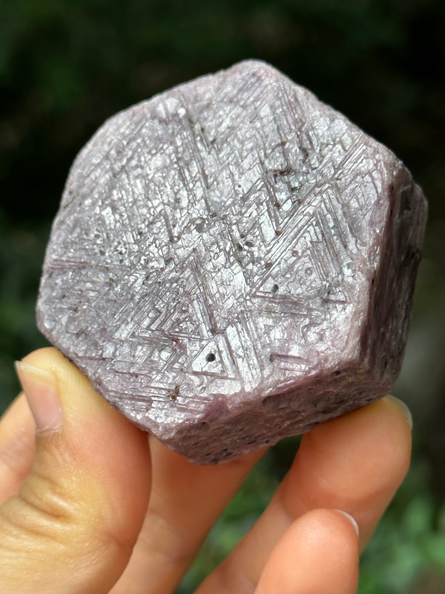 Natural Raw Red Ruby with Record-keeper Marks/Hexagonal Prism Ruby Crystal/Mineral Specimen/Rough Ruby Gemstone/Collection of stones-172 g