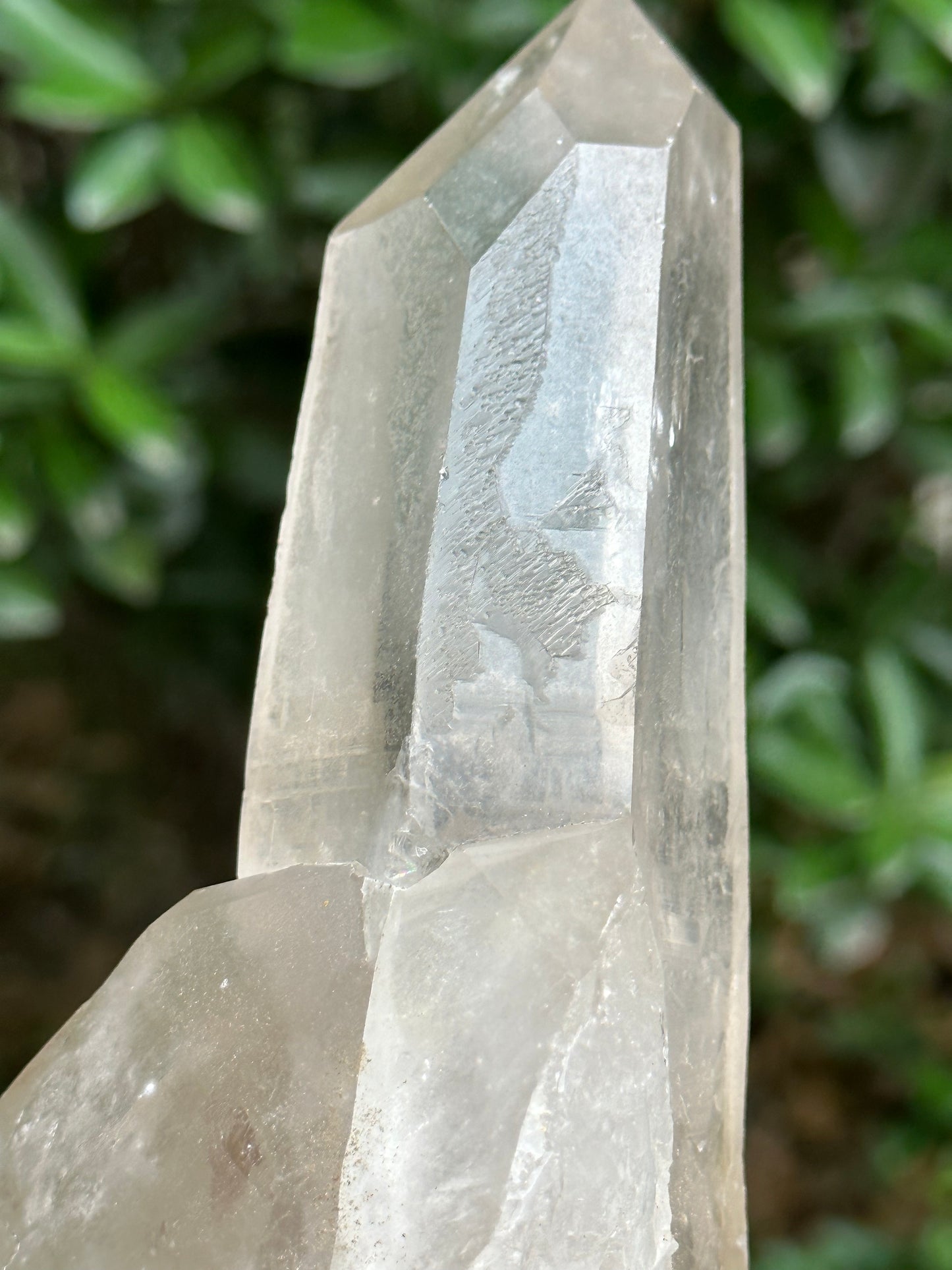 3.26 lbs Rare Himalayan Castle Quartz Starbrary Crystal Point/Rainbow Time Links Crystal/Reiki/Chakra/Healing Stone/Meditation/Special Gift-1466g