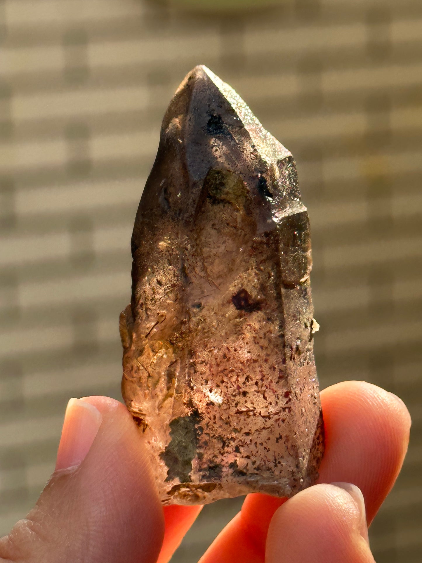 Fenster Super 7 Amethyst Quartz Ancient-Mined Crystal Point Energy Quartz