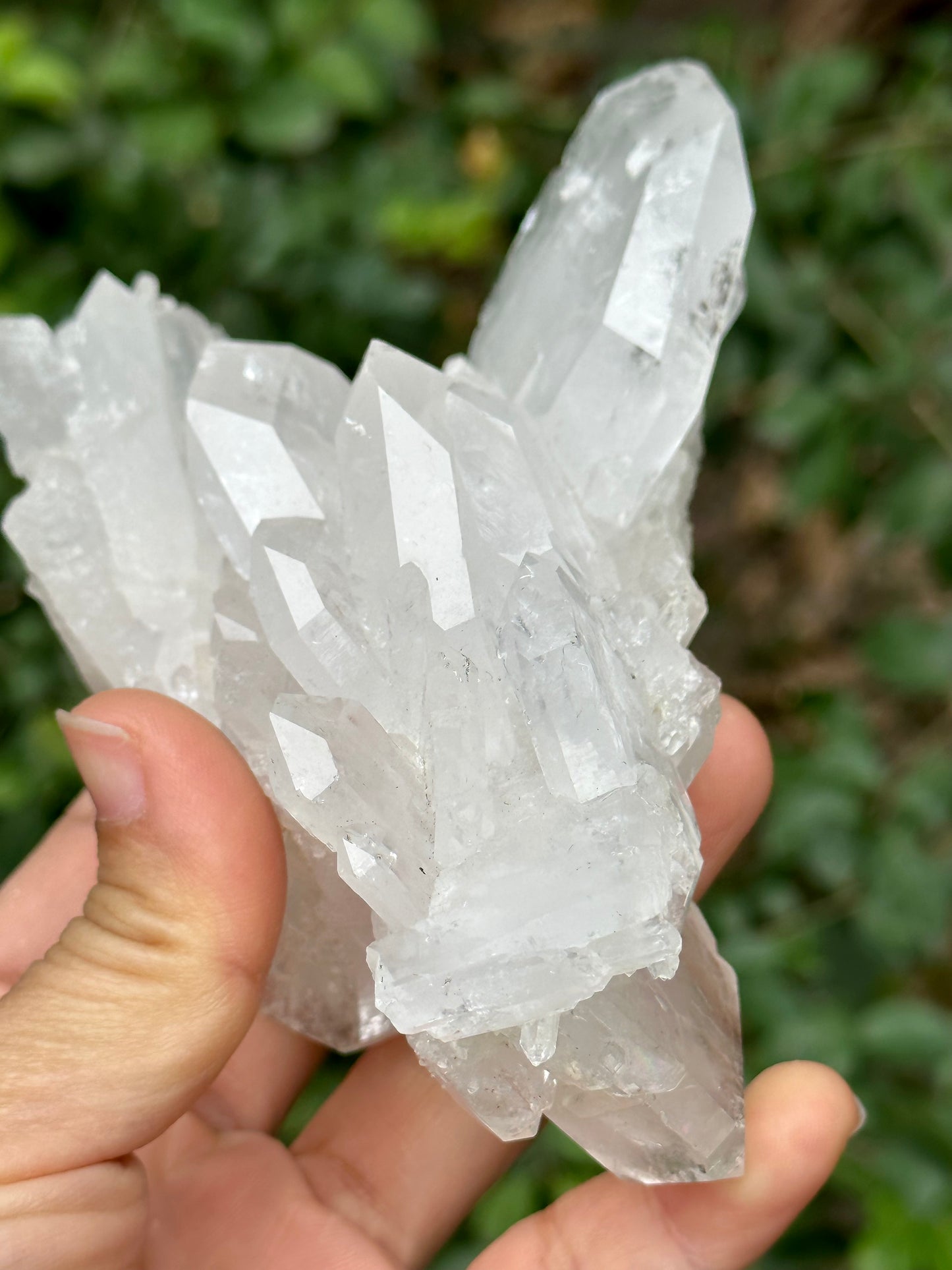 Large Clear Faden Quartz Tabular Crystal Cluster Stone/Himalayan Quartz Specimen/Metaphysical Crystal/Gemstone Collections-117*82*50 mm351 g