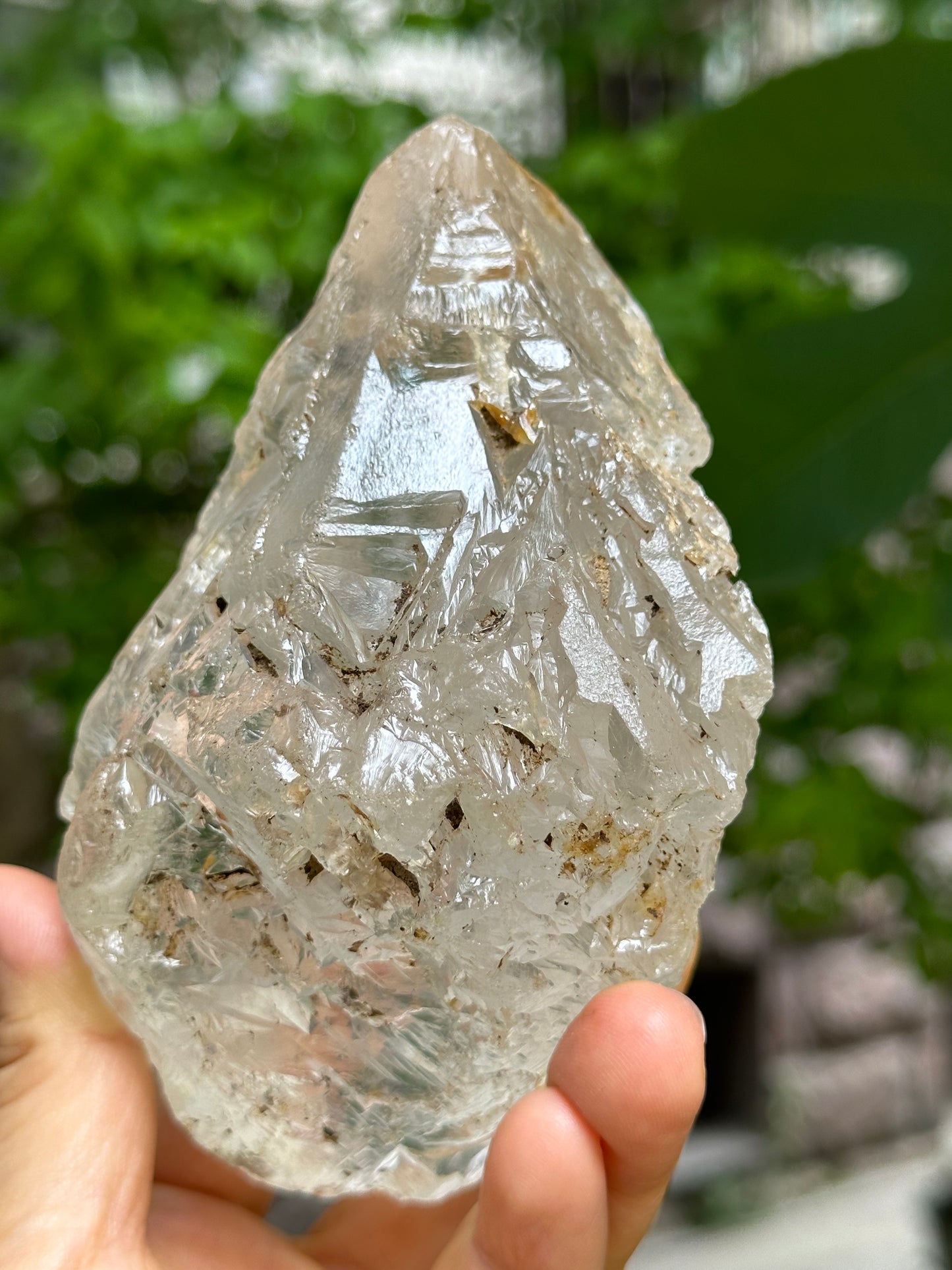 Rare Record-keeper Himalayan Nirvana Double Terminated Crystal Quartz Point/Self-healed Clear Quartz from Tibet-123*79*63 mm 592 g