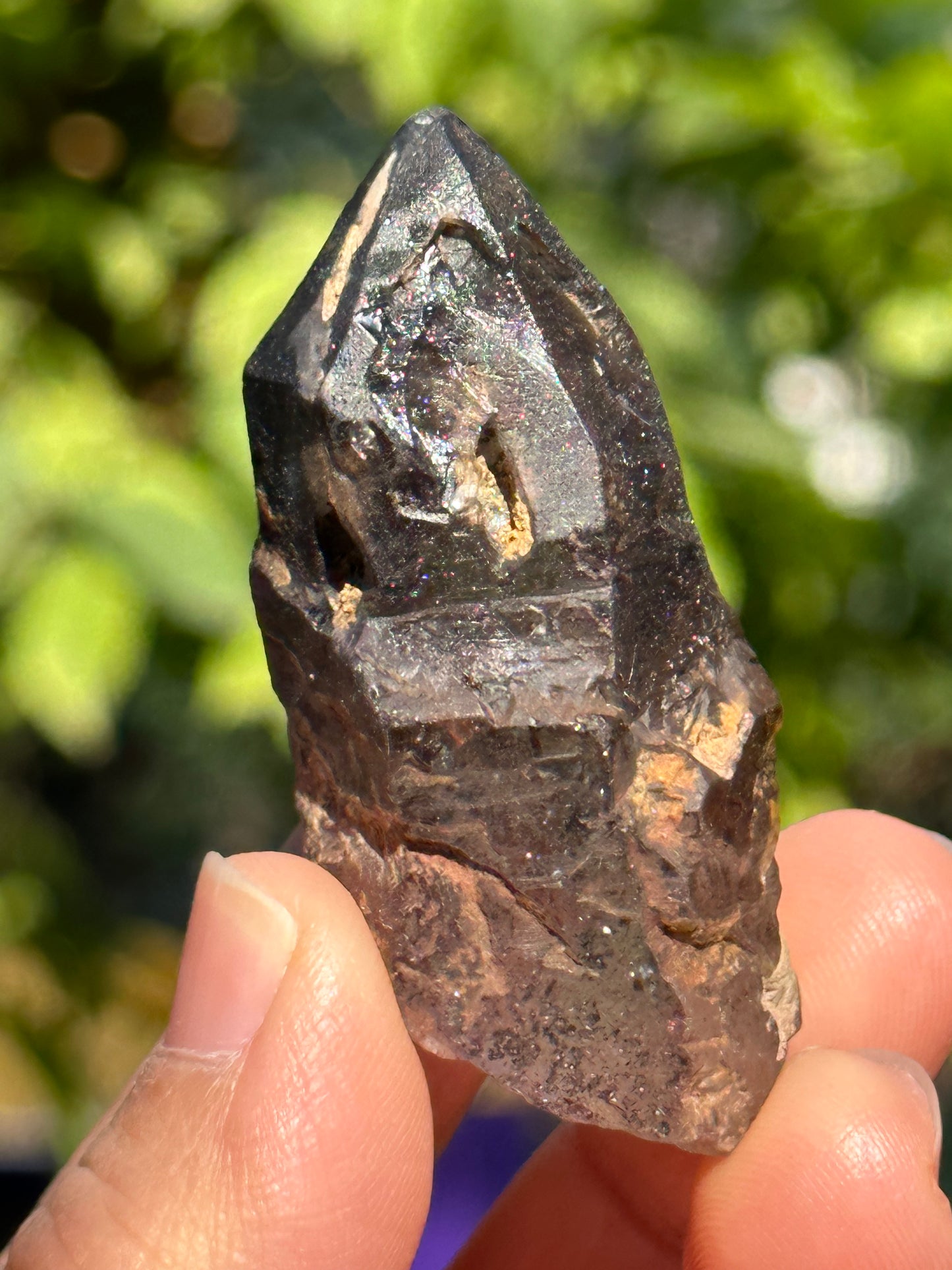 Fenster Super 7 Amethyst Quartz Ancient-Mined Crystal Point Energy Quartz