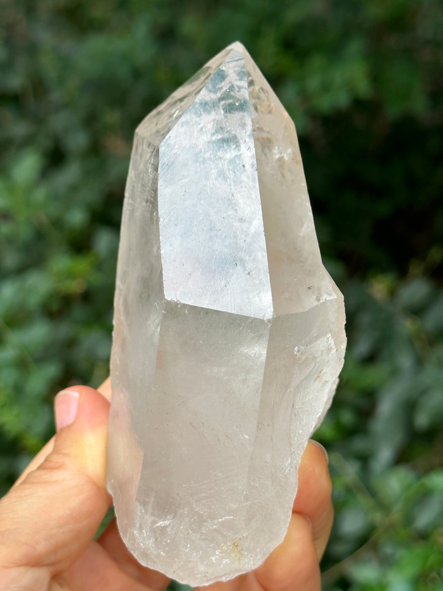 Rare Master Record-keeper Rainbow Quartz Crystal Point/Healing/Energy Quartz/Sirius Crystal/Meditation/Zen/Chakra- 108*59*47 mm 350 g