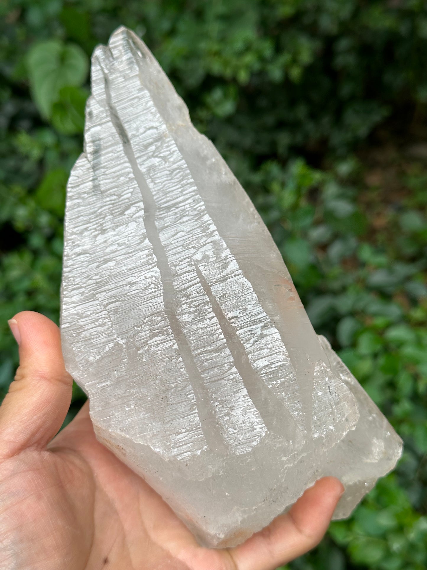 Rare Ice White Himalayan Skeletal Laser Quartz Castle Crystal Cluster/Knife Crystal Point-1125g 194*87*68 mm