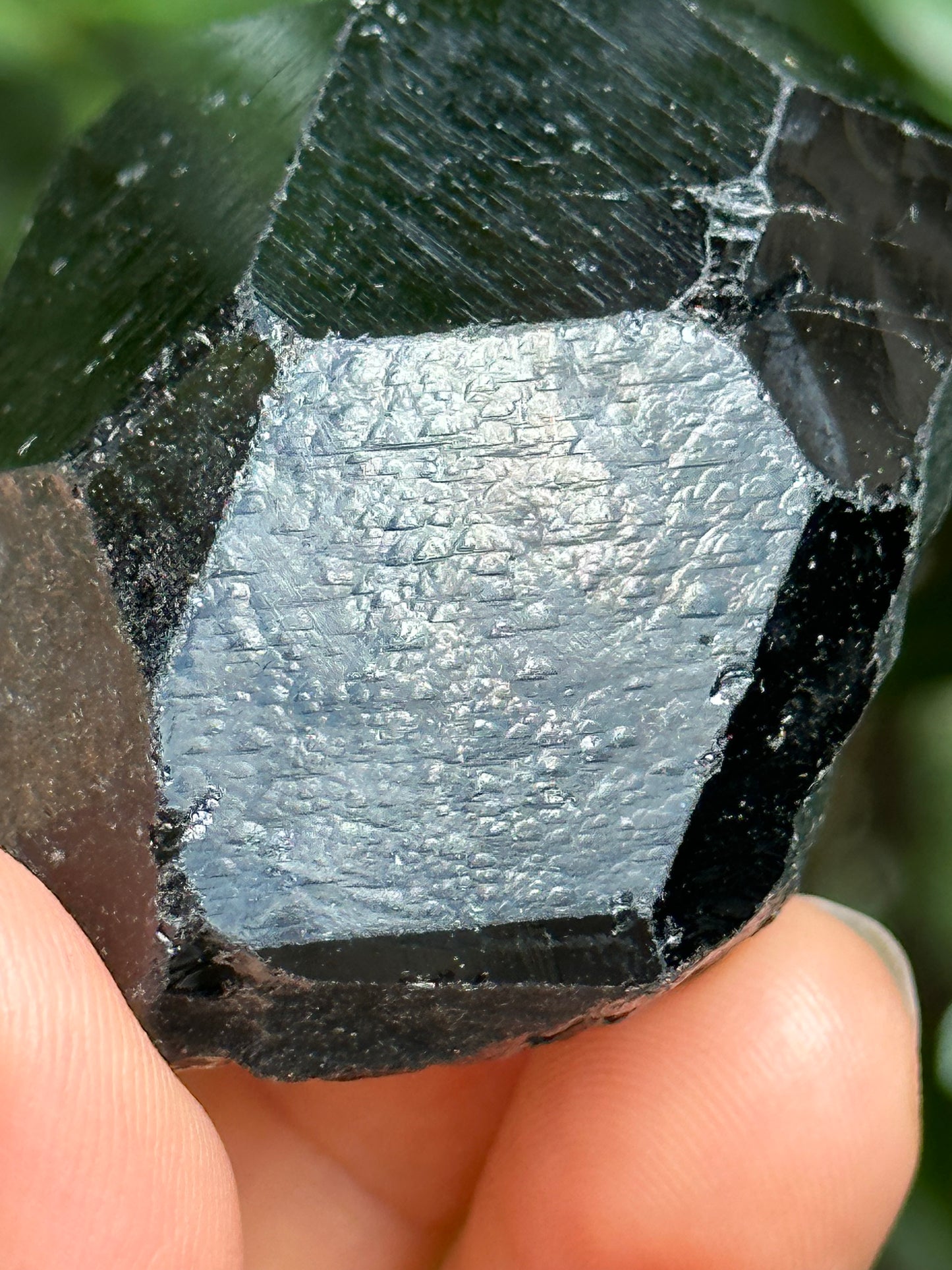 Rare Large Record-keeper Black Tourmaline Crystal Point/Shining Football Black Tourmaline Point/Healing Crystal and Stone-94 g