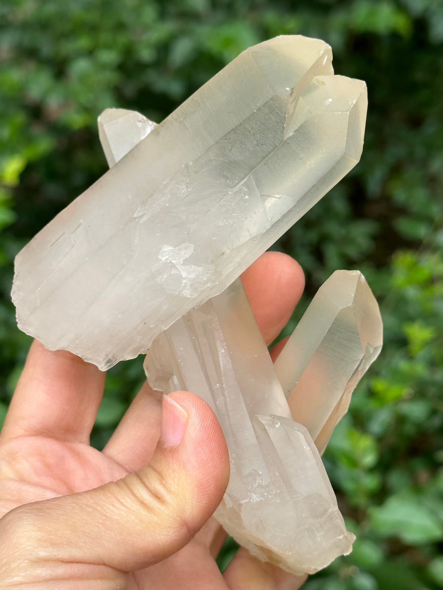 Rare Raw Bridge Quartz Crystal Cluster/Tantric twins+Time Links+Transmitter Quartz/Healing Crystal and Stone-117*46*89 mm 309 g